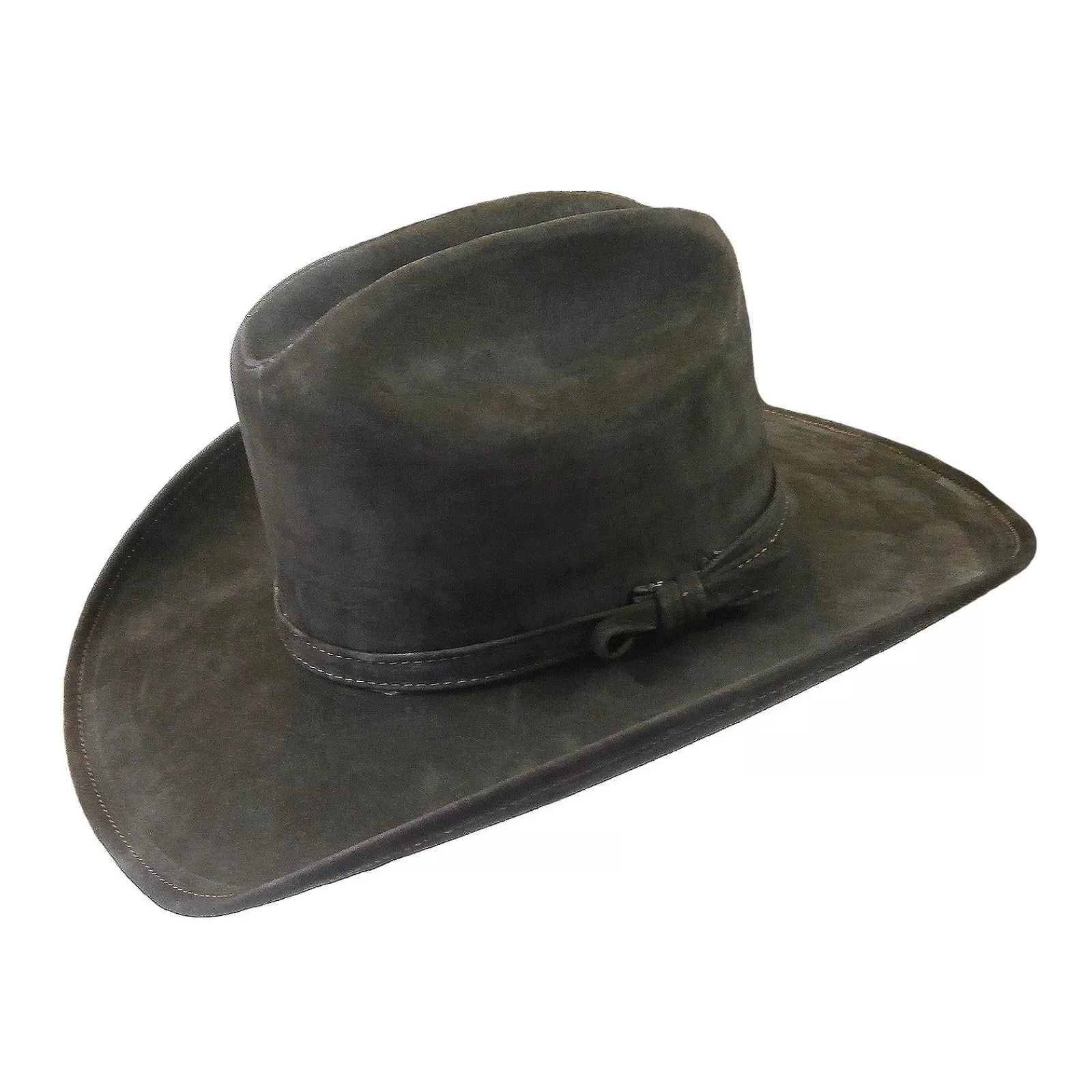 Rockmount Brown Suede Leather Western Cowboy Hat Fashion