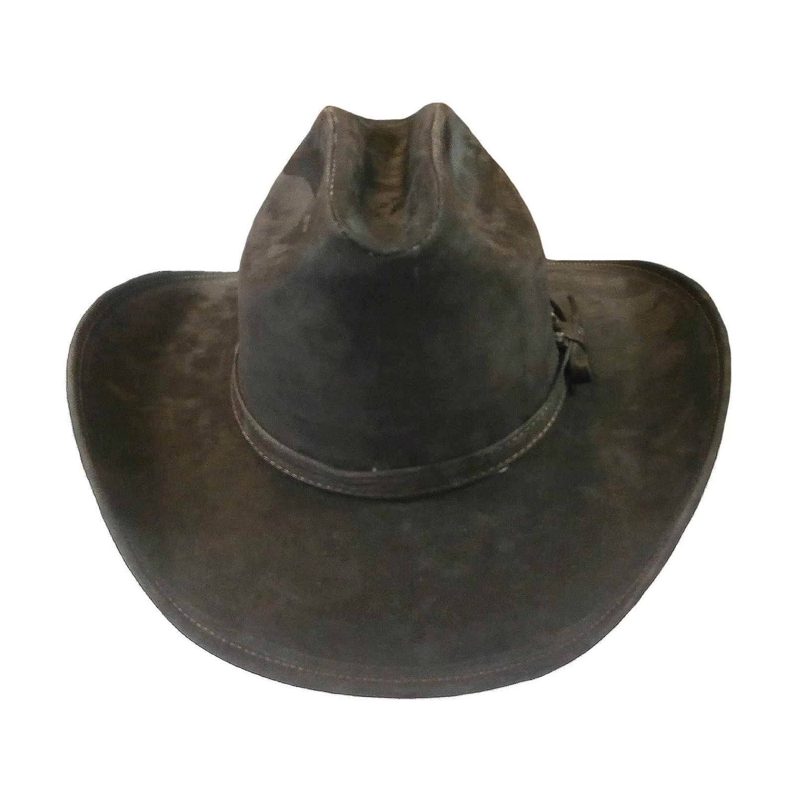 Rockmount Brown Suede Leather Western Cowboy Hat Fashion