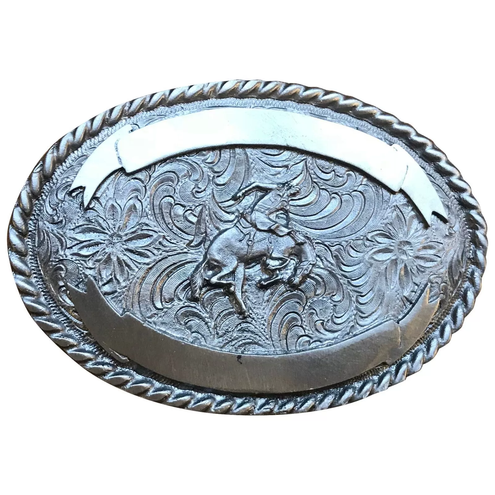 Rockmount Bucking Bronc Western Belt Buckle Best Sale