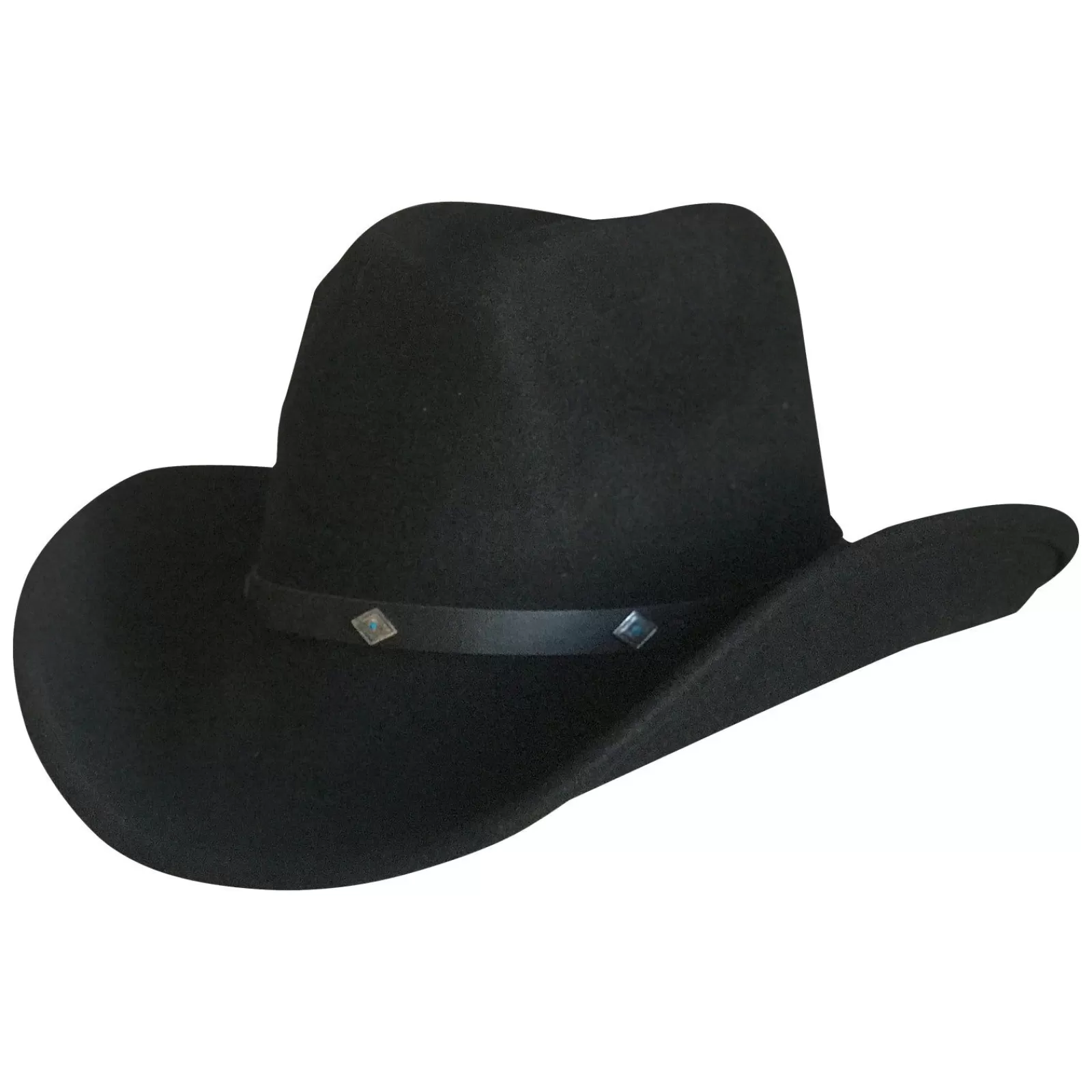 Rockmount Crushable Black Felt Magic Pinch Western Cowboy Hat Cheap