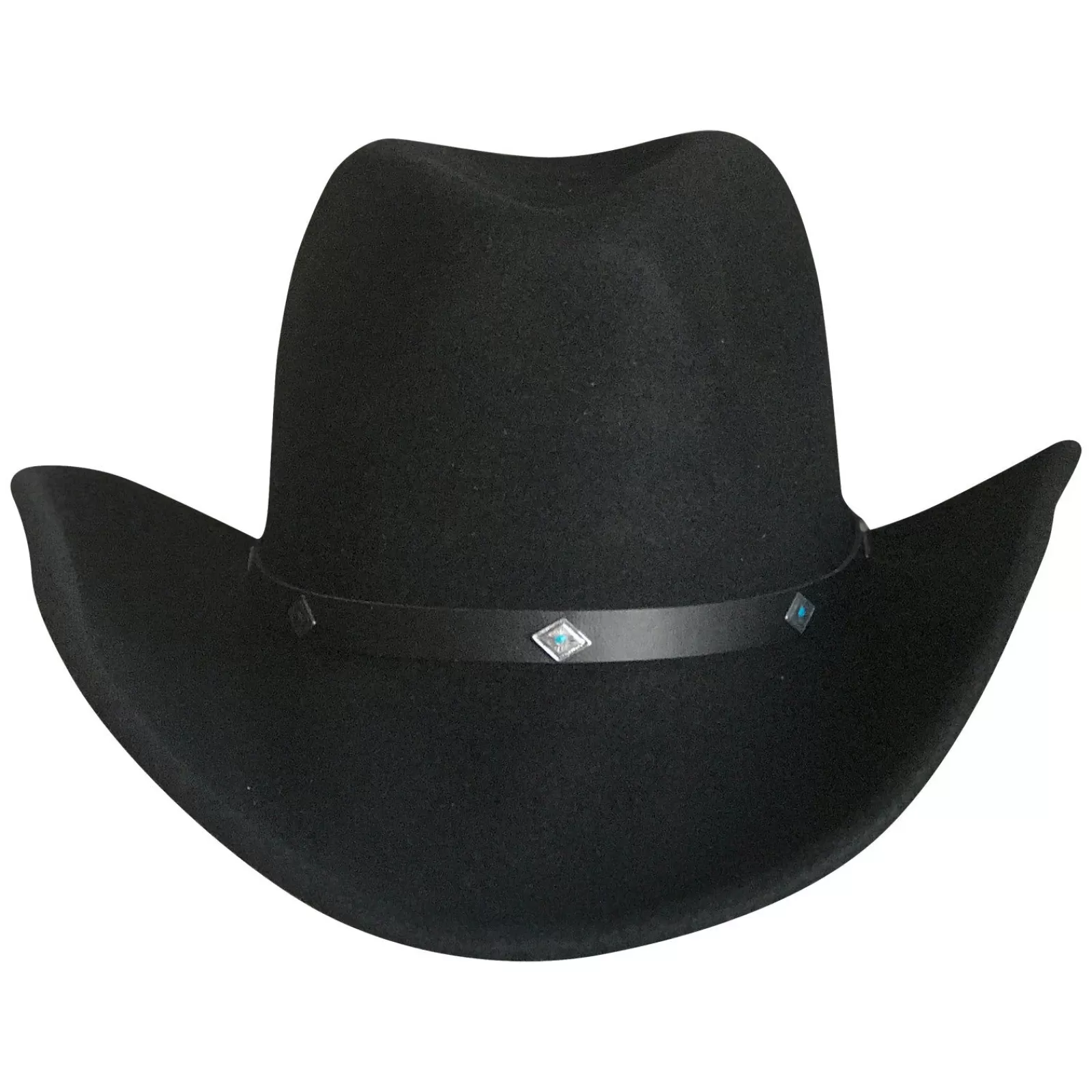 Rockmount Crushable Black Felt Magic Pinch Western Cowboy Hat Cheap