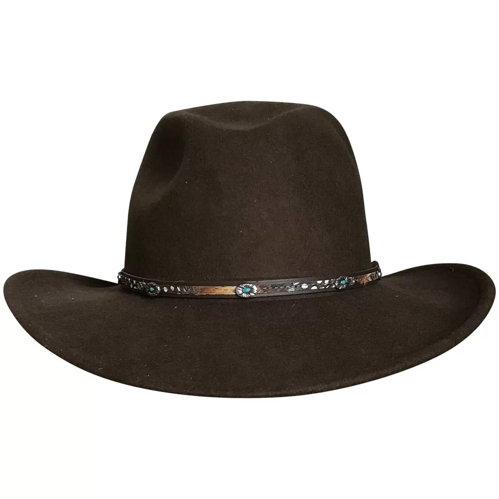 Rockmount Crushable Brown Felt Denver Western Cowboy Hat Online