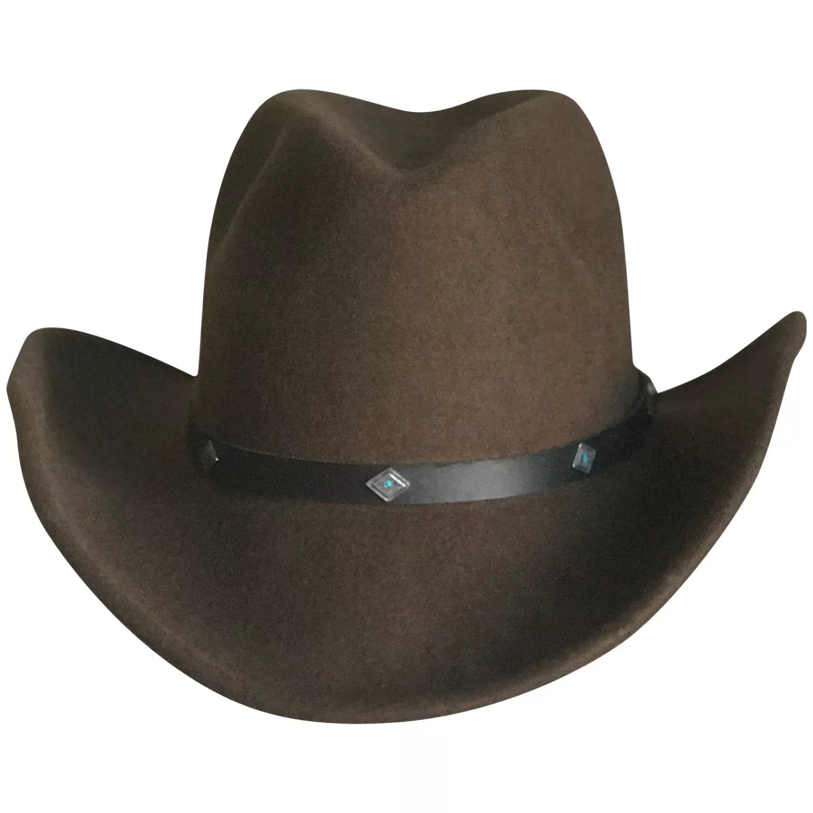 Rockmount Crushable Brown Felt Magic Pinch Western Cowboy Hat Cheap