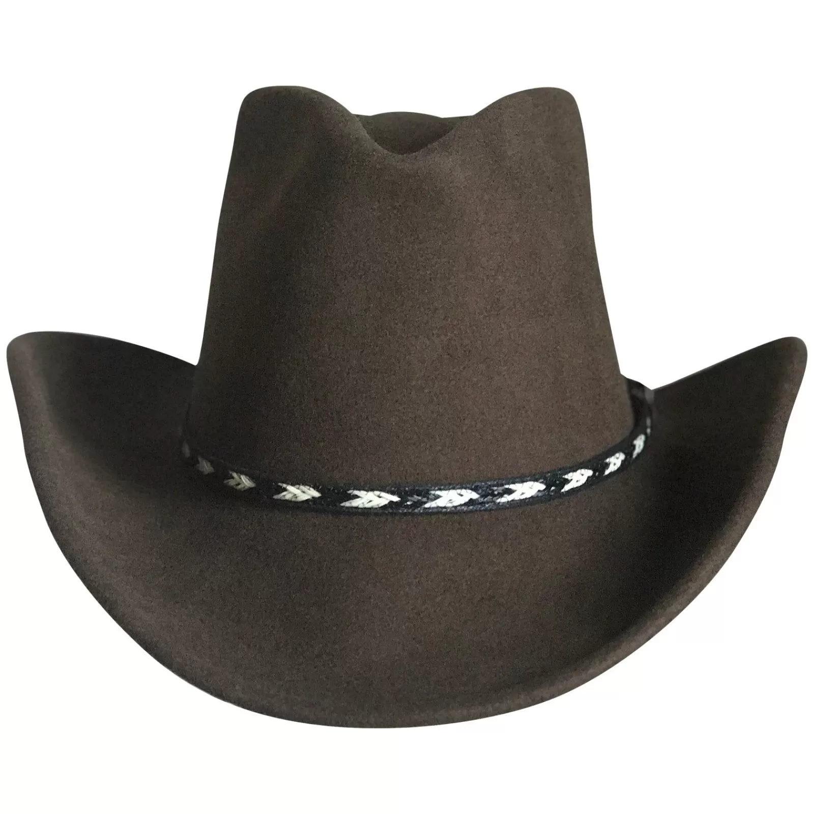 Rockmount Crushable Brown Felt Western Cowboy Hat Hot