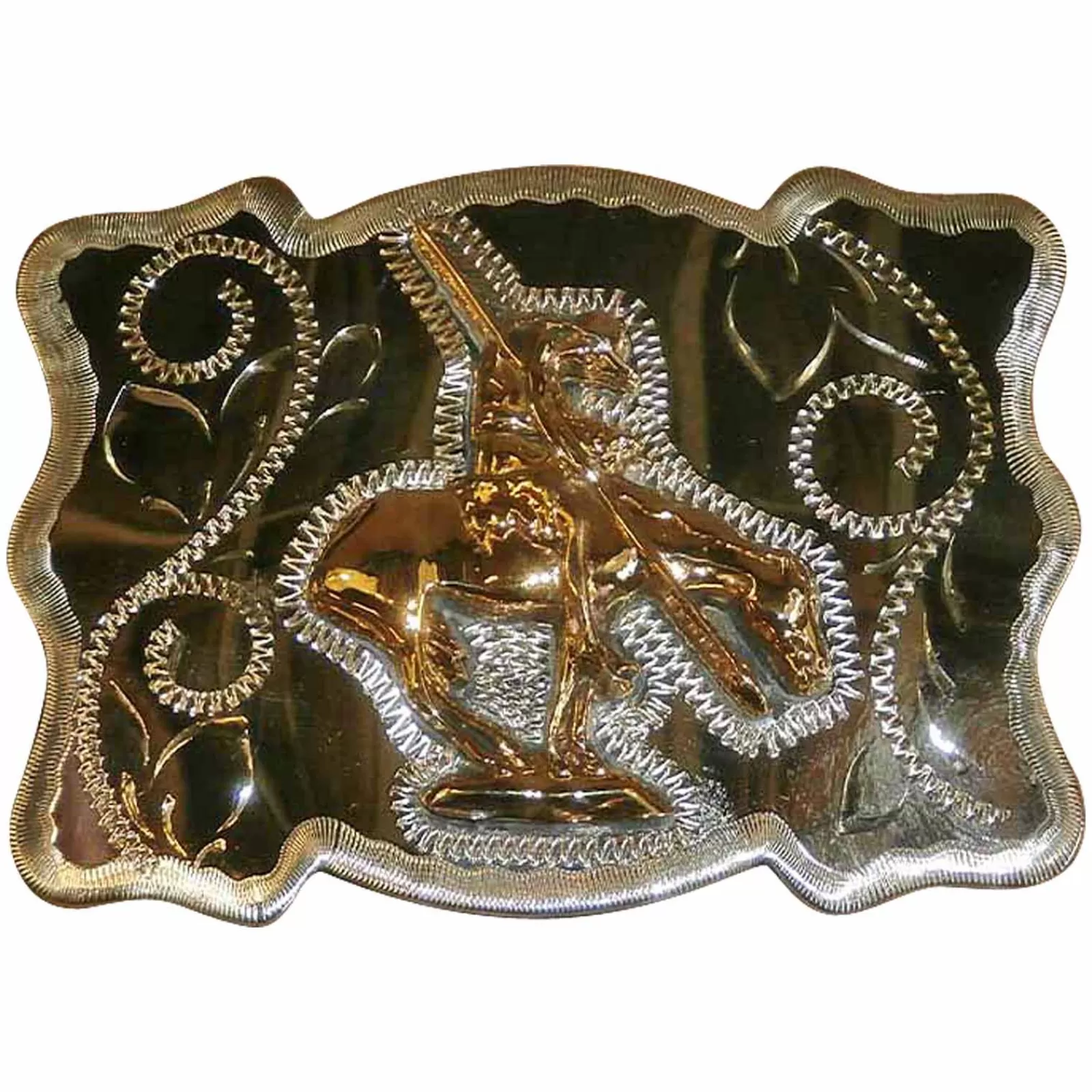 Rockmount End Of The Trail Western Belt Buckle New