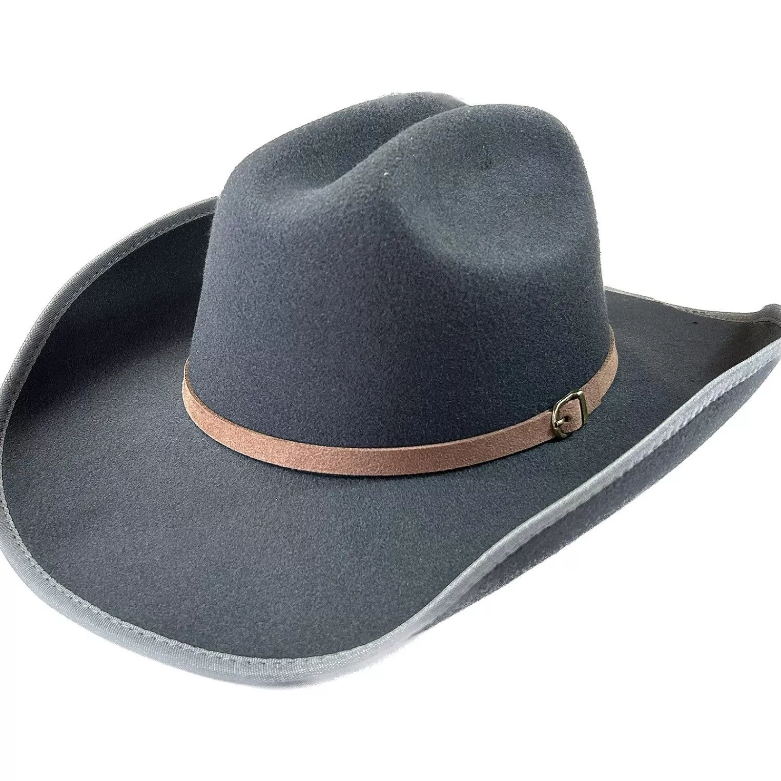 Rockmount Kid'S Charcoal Soft 100% Polyester Felt Western Hat New