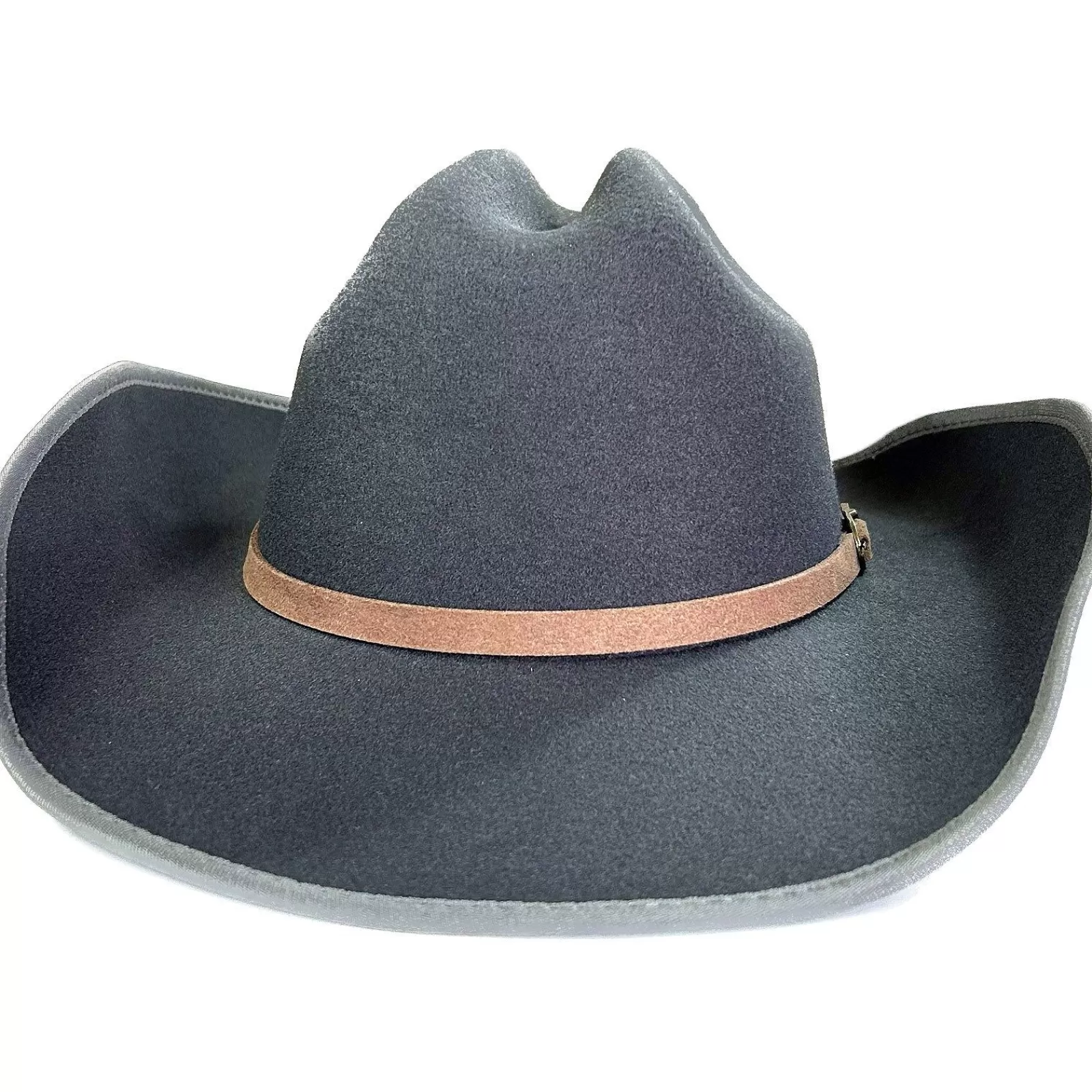 Rockmount Kid'S Charcoal Soft 100% Polyester Felt Western Hat New