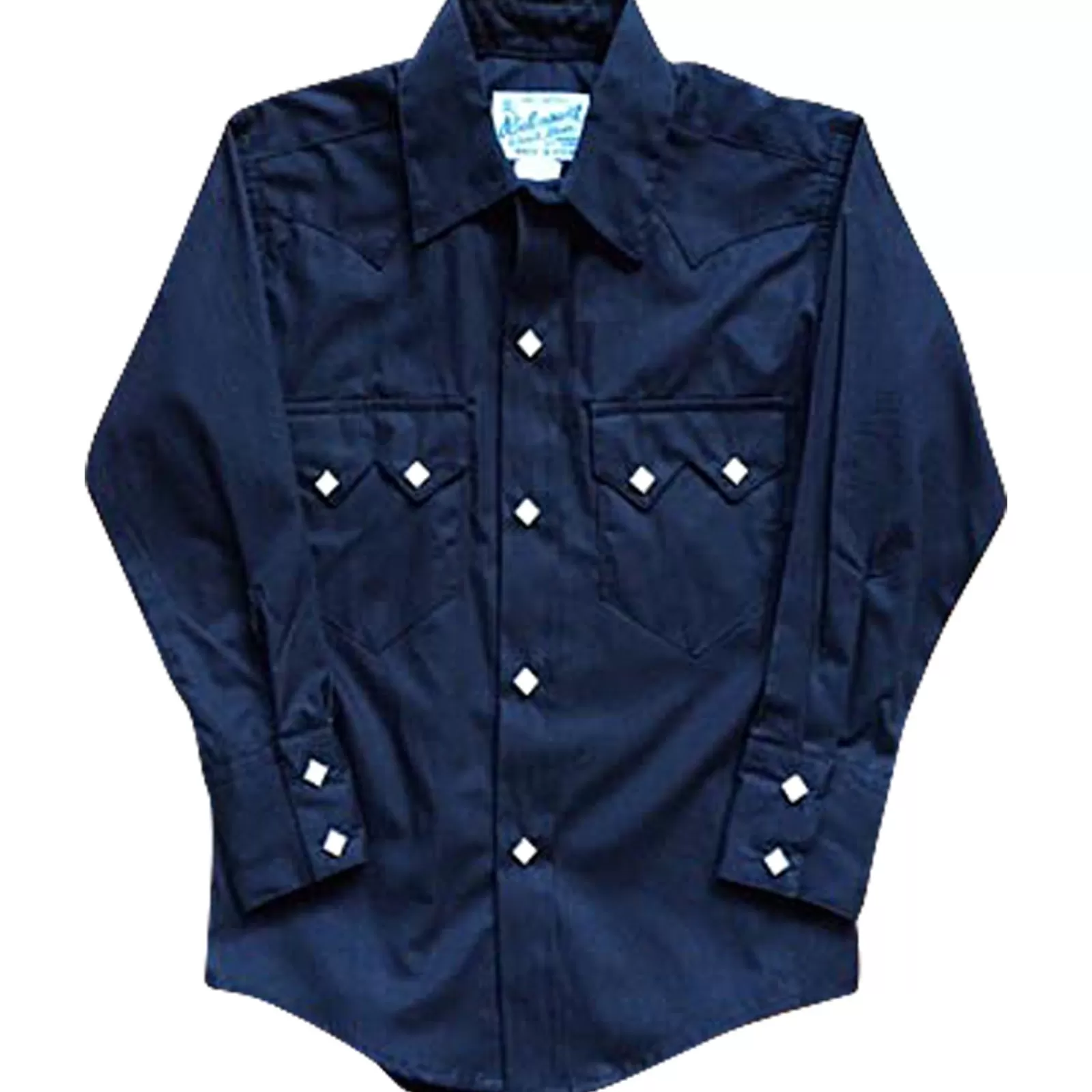 Rockmount Kid'S Vintage Solid Black Western Shirt Shop