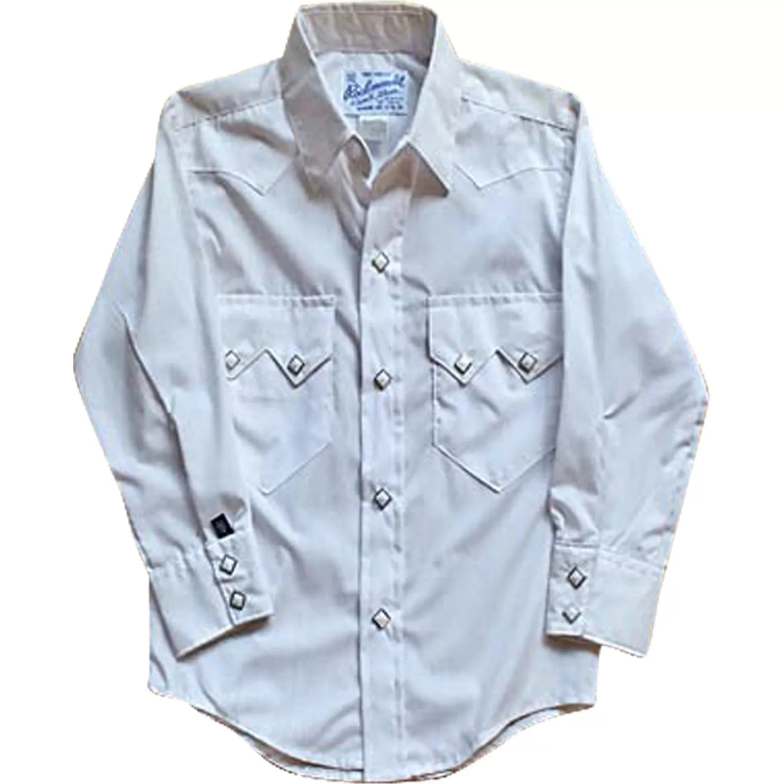 Rockmount Kid'S Vintage Solid White Western Shirt Discount