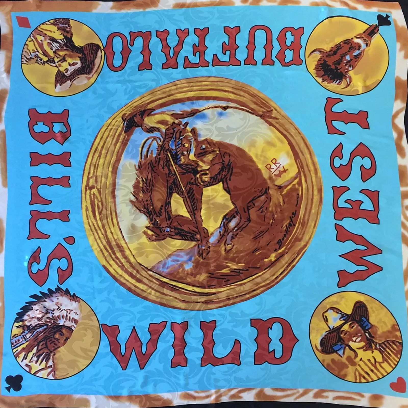Rockmount Limited-Edition Buffalo Bill'S Wild West Show Silk Scarf By Buckeye Blake Flash Sale