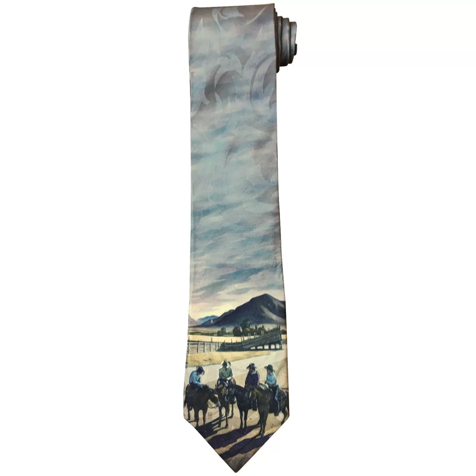 Rockmount Limited-Edition Cattlemen Conference Silk Tie By Howard Post Discount