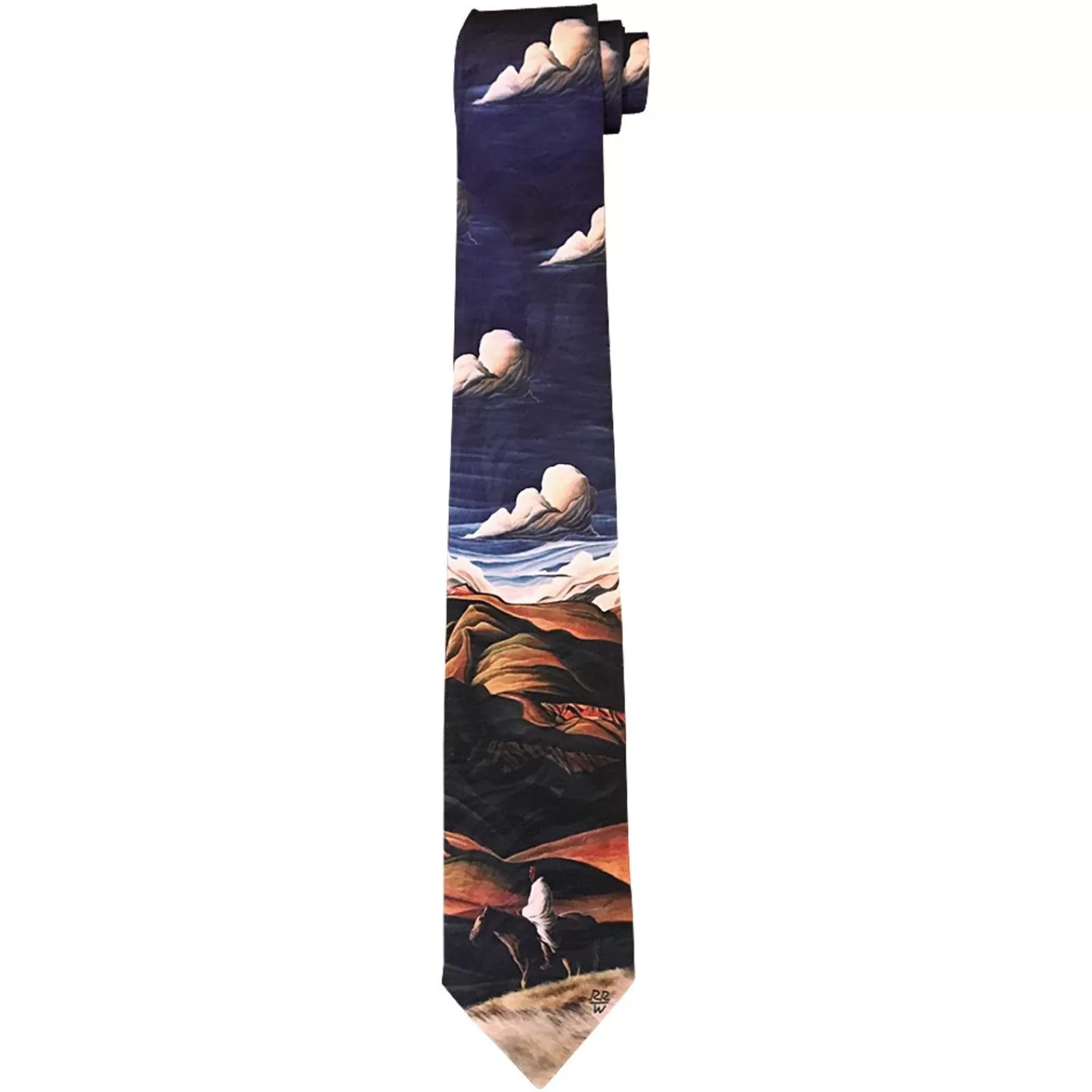 Rockmount Limited-Edition Desert Overlook Silk Tie By William Haskell Shop