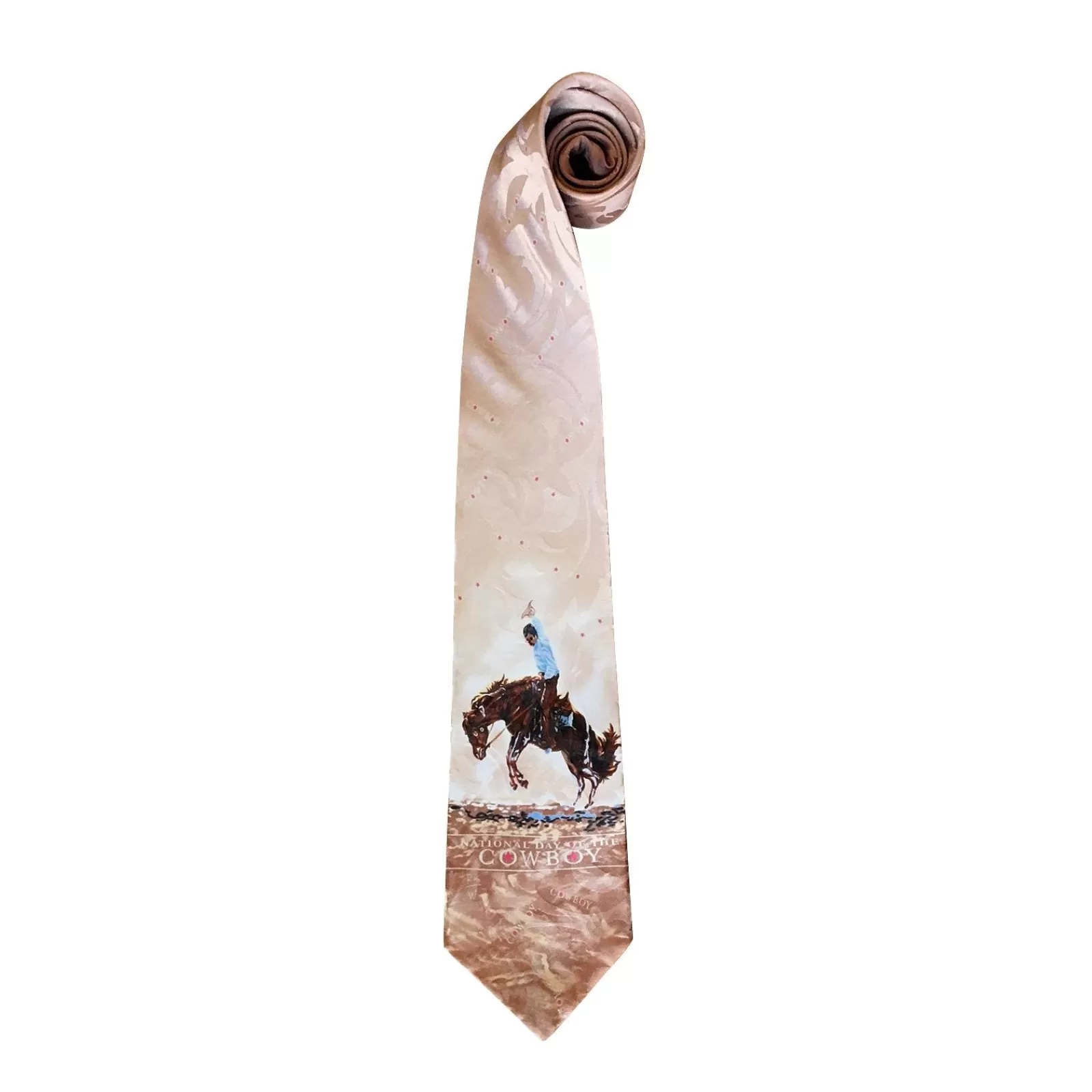 Rockmount Limited-Edition National Cowboy Day Silk Tie By Joelle Smith Best Sale