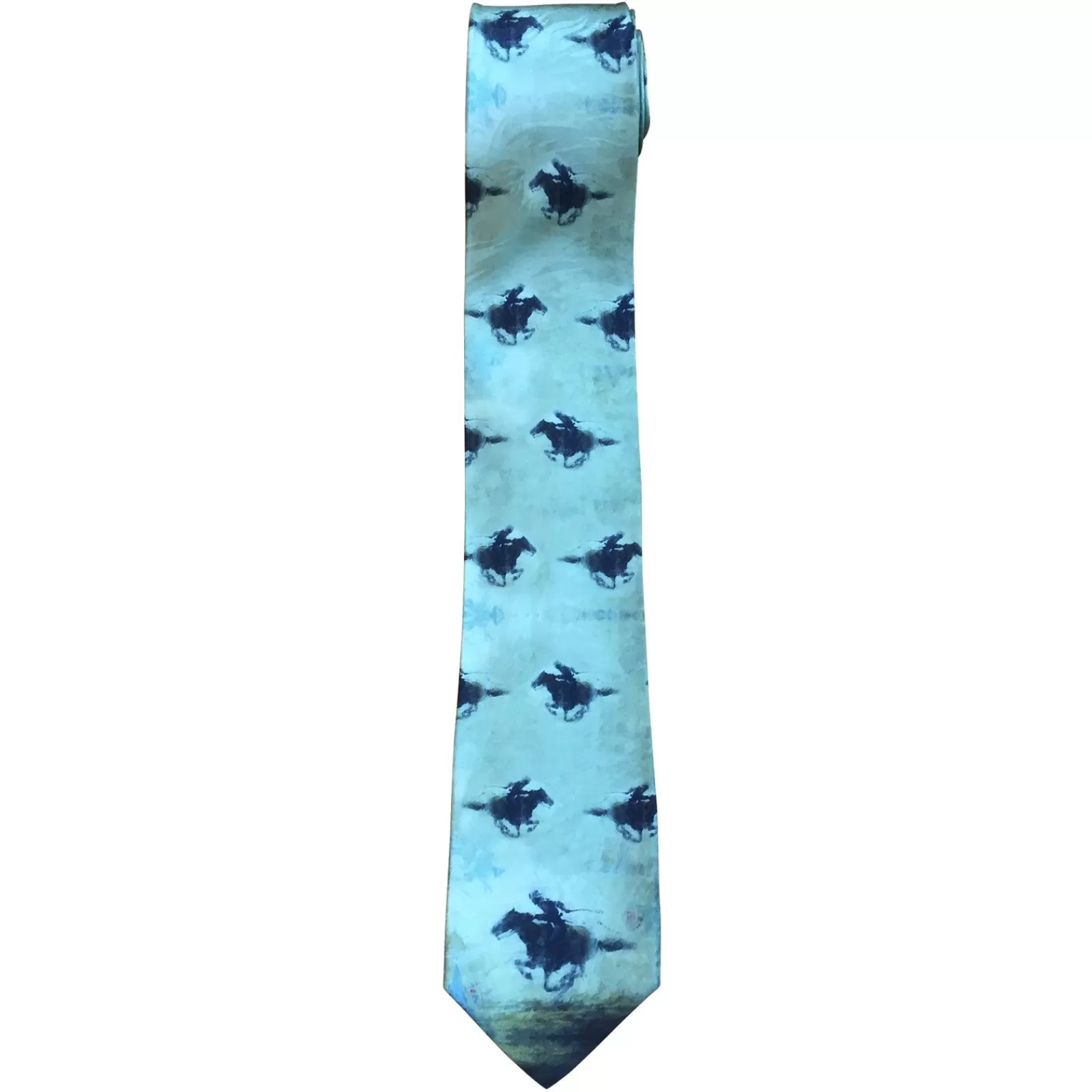 Rockmount Limited-Edition Pony Express Silk Tie By Terry Gardner Flash Sale