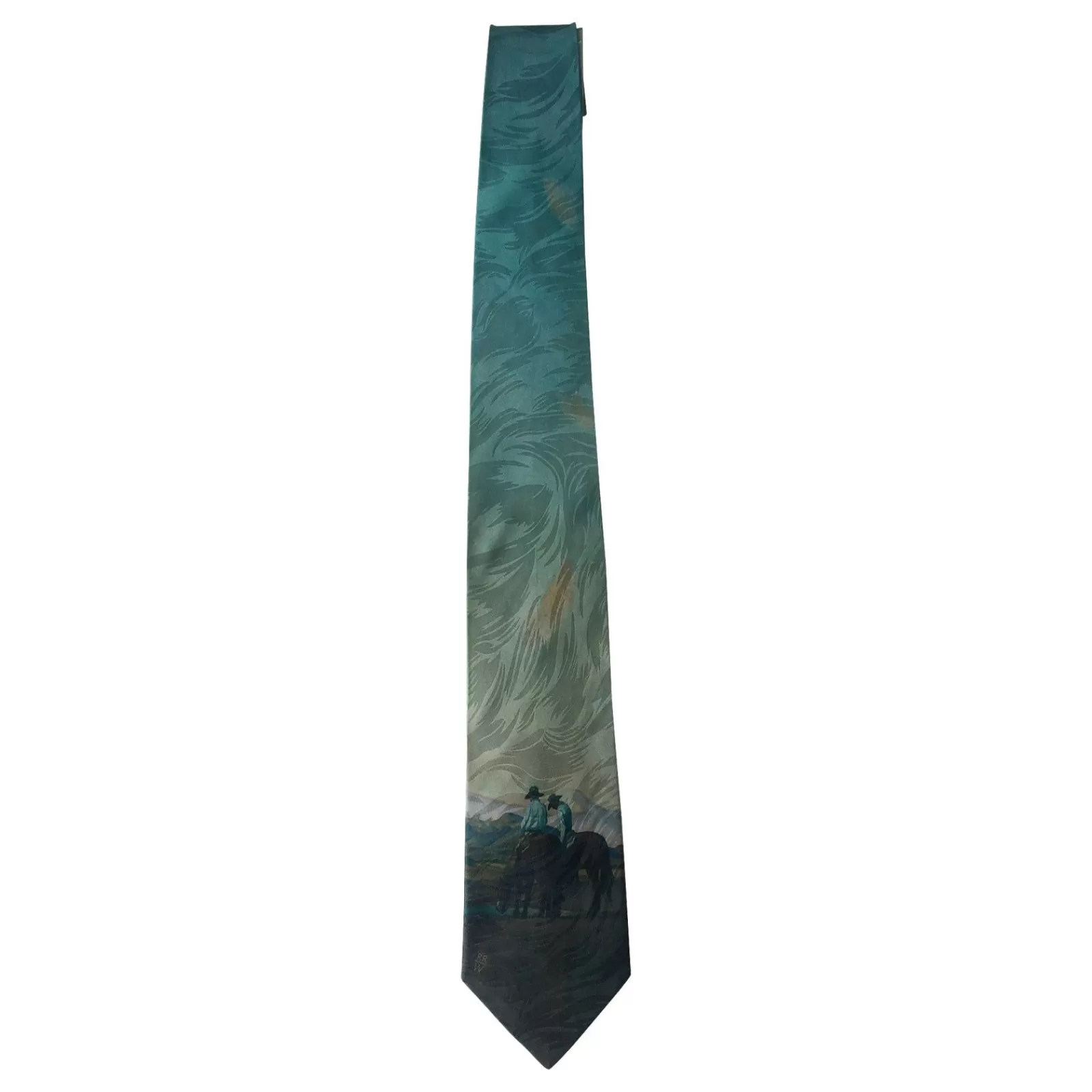 Rockmount Limited-Edition The Waterhole Silk Tie By Howard Post Cheap