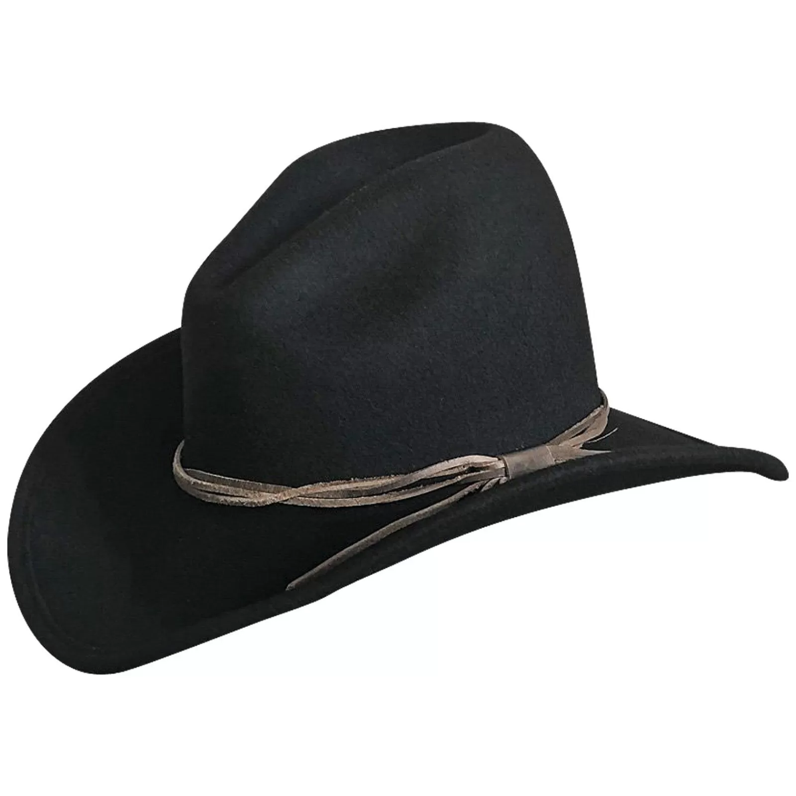 Rockmount Lonesome Gus Black Premium 100% Wool Western Cowboy Hat Sale