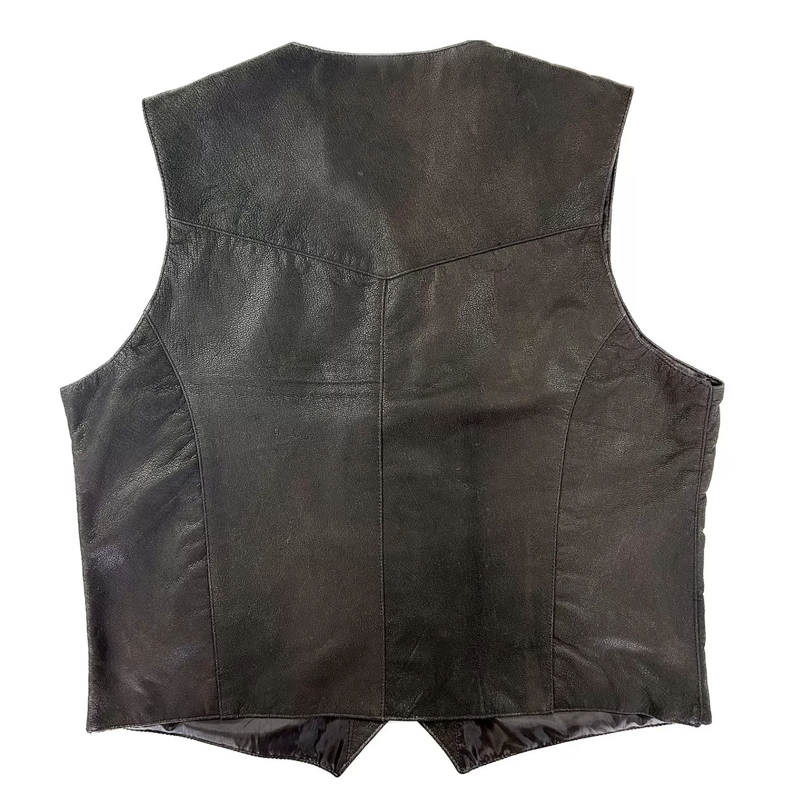 Rockmount Men'S Leather Vest Pebble Lamb Flash Sale