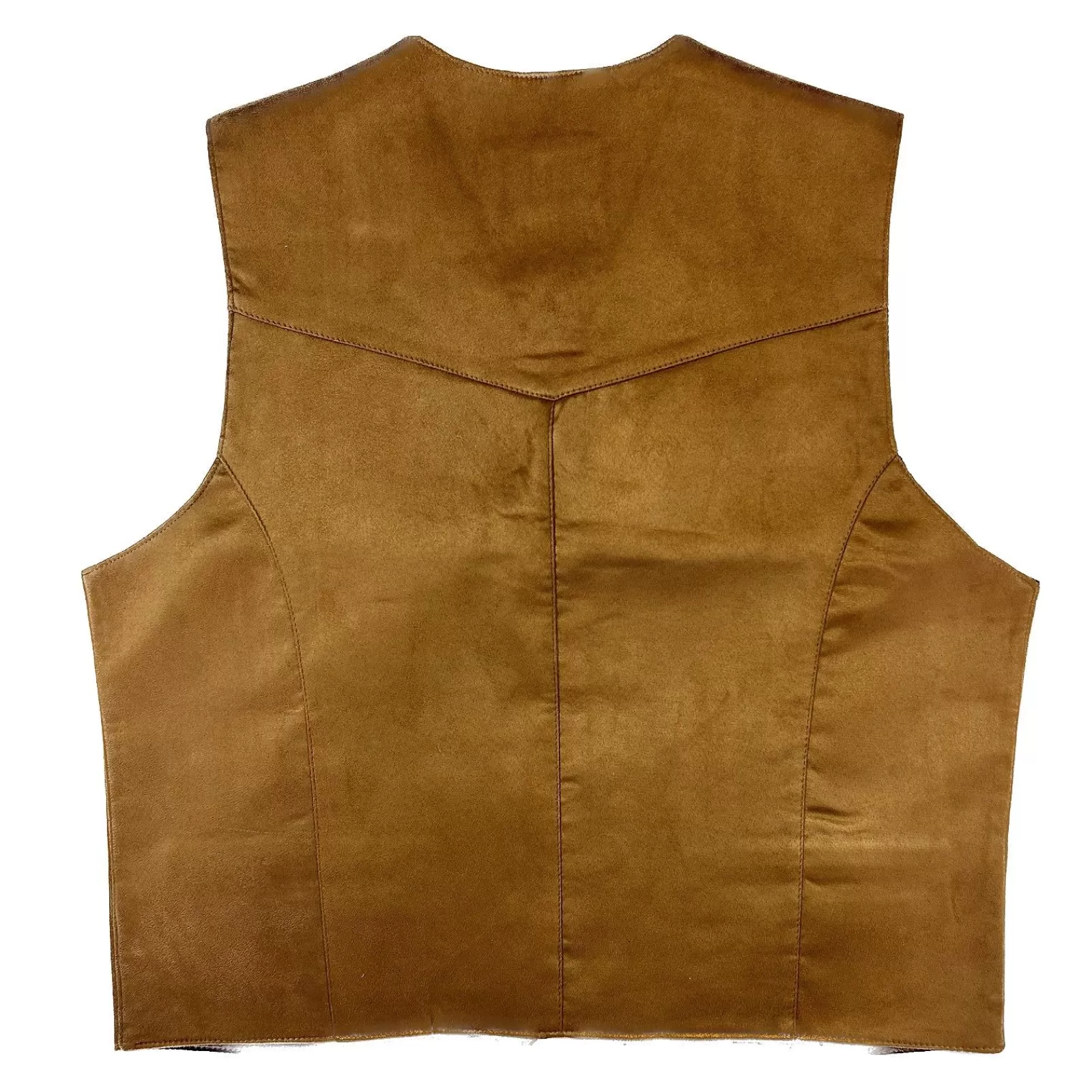 Rockmount Men'S Tan Suede Cloth Vest Flash Sale