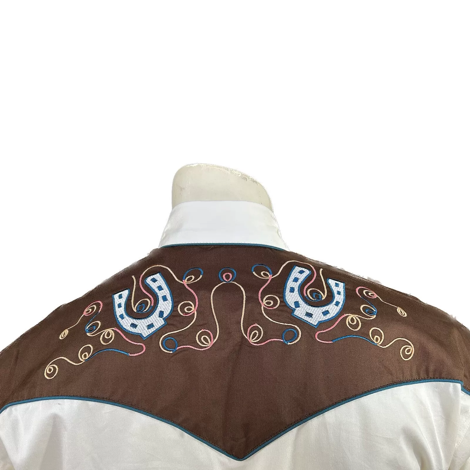 Rockmount Men'S Vintage 2-Tone Horseshoe Embroidery Flash Sale