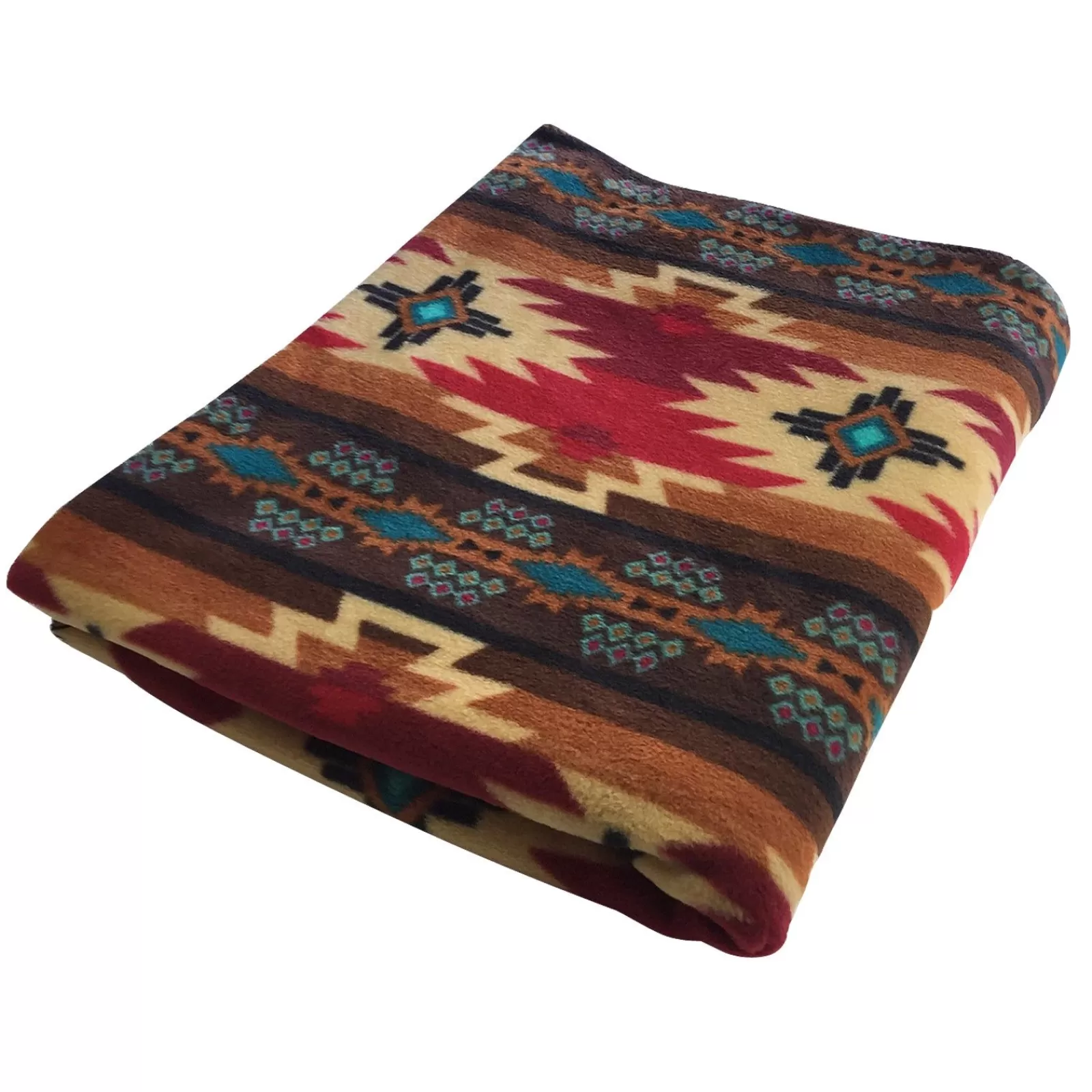 Rockmount Native Pattern Fleece Western Blanket Store