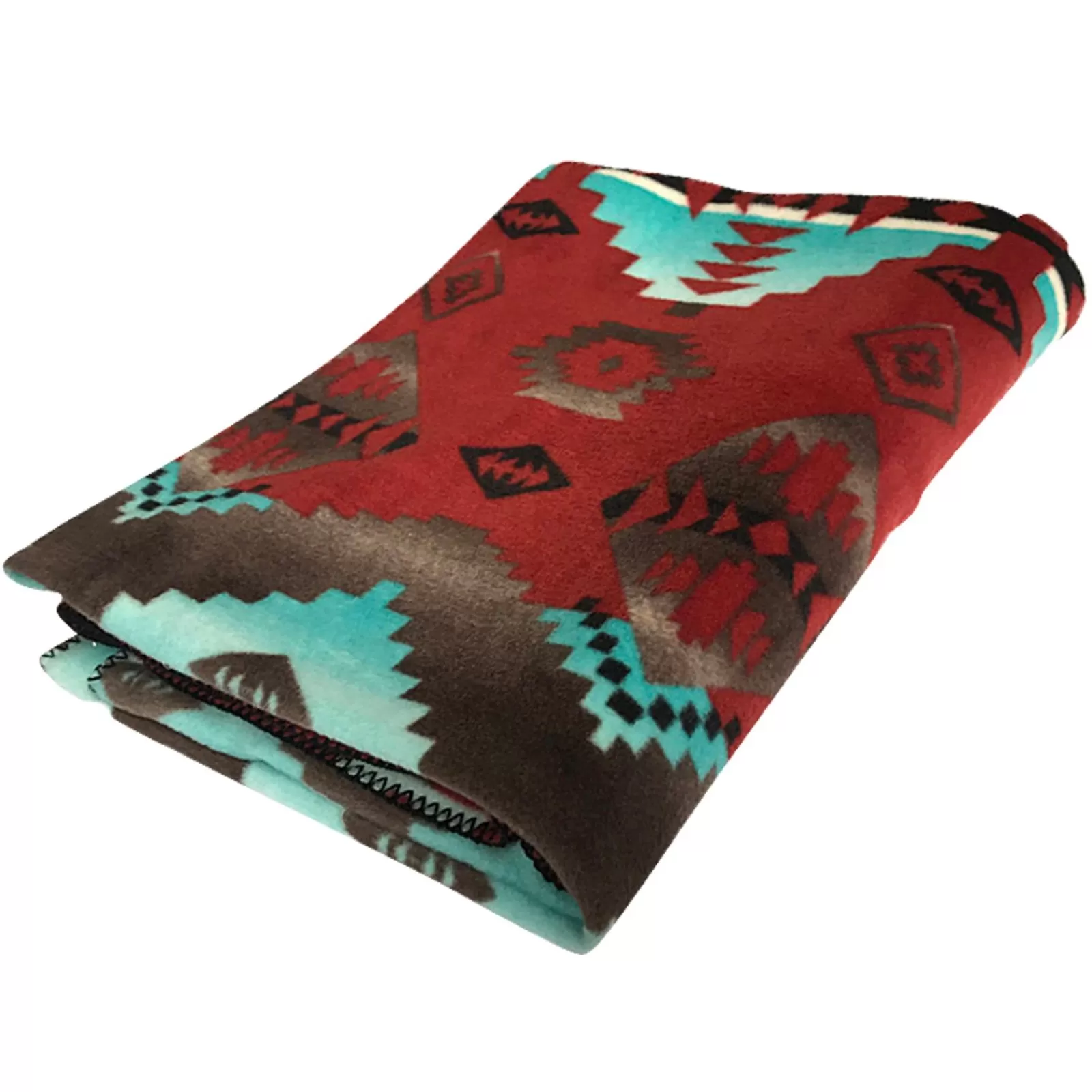 Rockmount Native Pattern Fleece Western Blanket Flash Sale