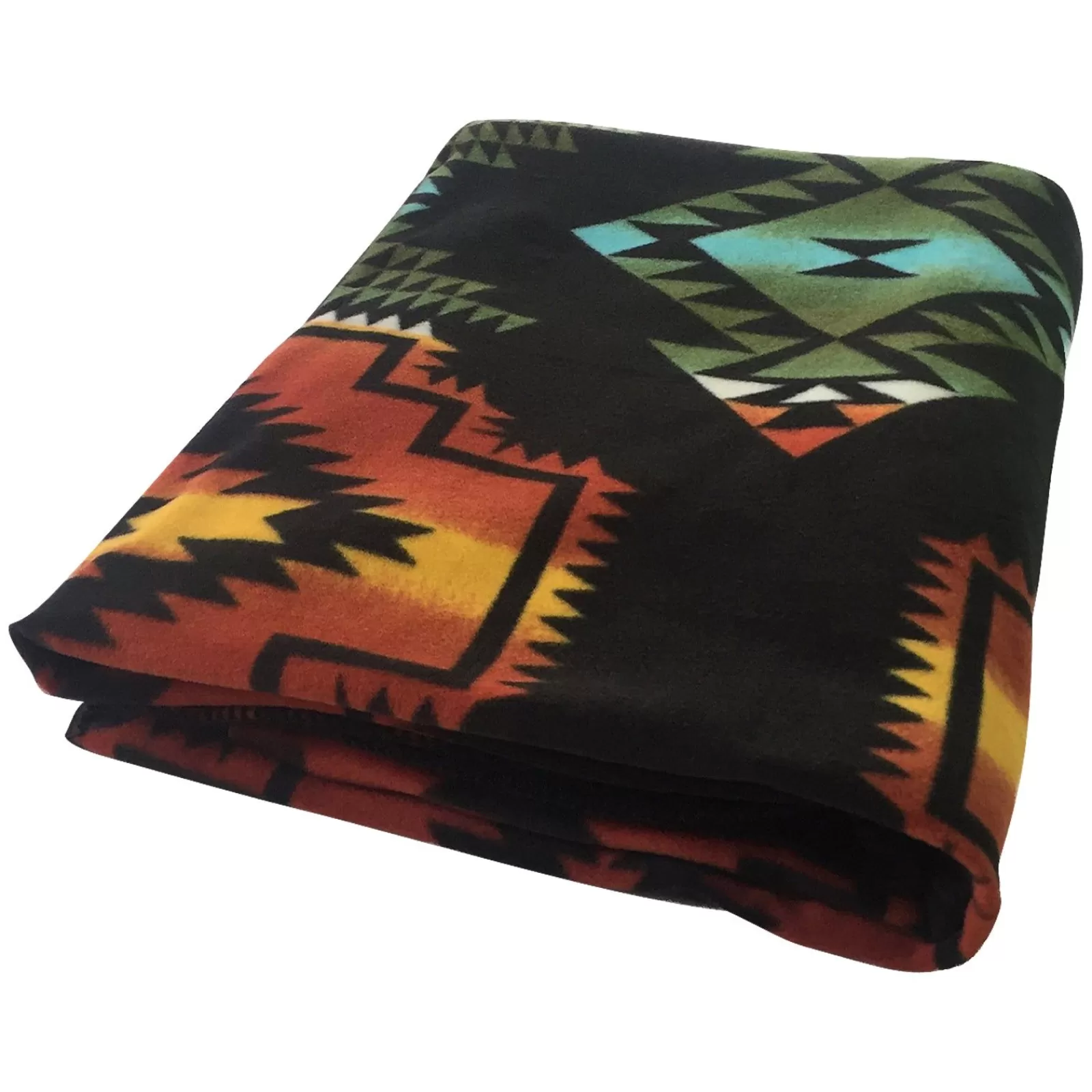 Rockmount Native Pattern Fleece Western Blanket Cheap