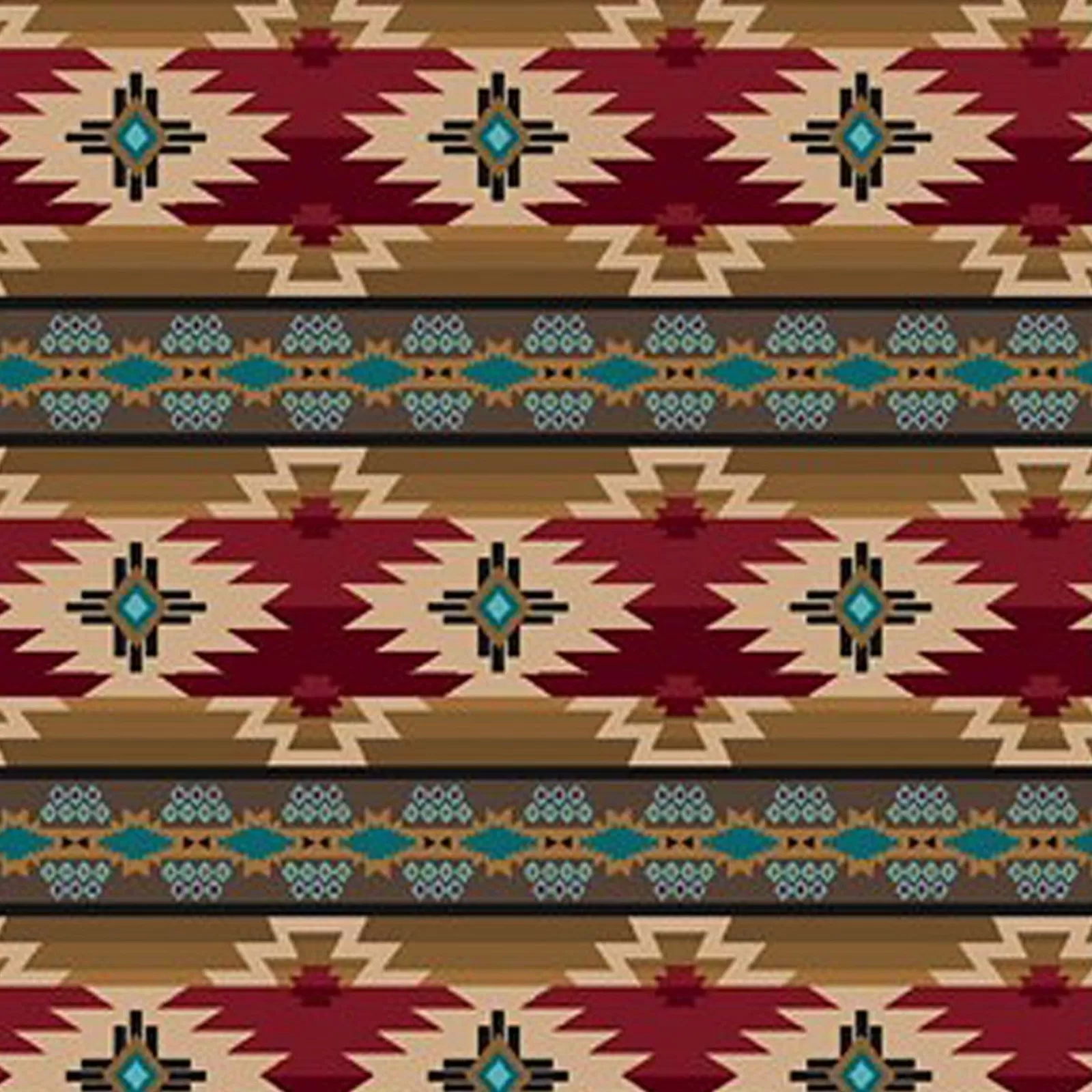 Rockmount Native Pattern Fleece Western Blanket Store