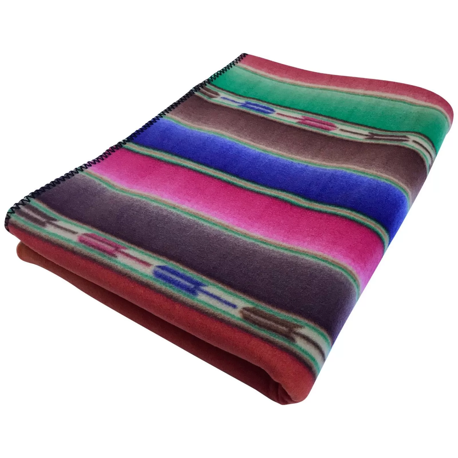 Rockmount Native Serape Pattern Fleece Western Blanket Outlet