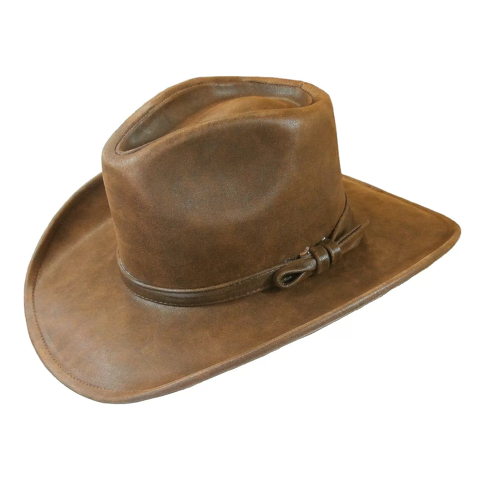 Rockmount Nubuck Lt. Brown Suede Leather Western Cowboy Hat Cheap