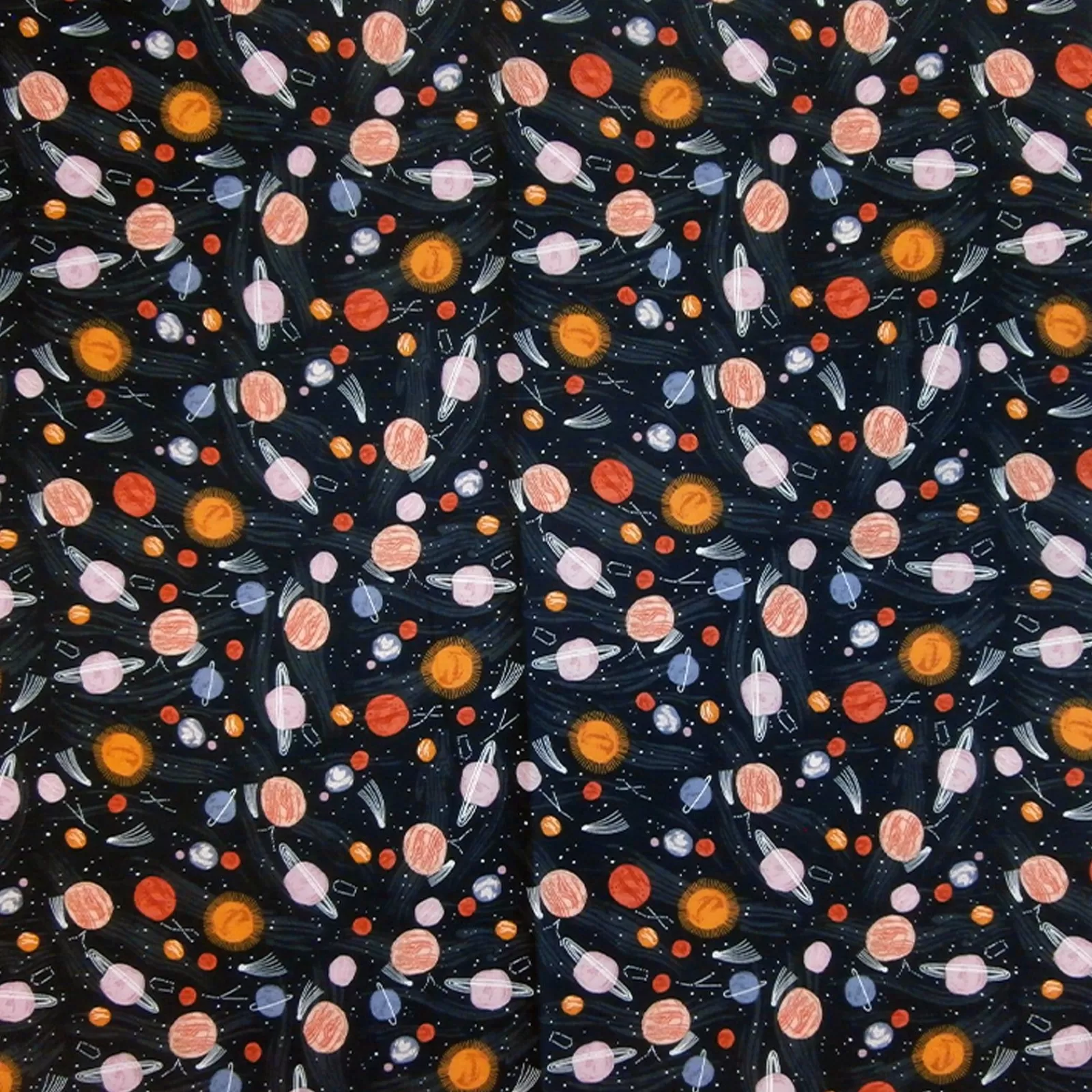Rockmount Out Of This World Solar System Print Western Cotton Bandana Discount