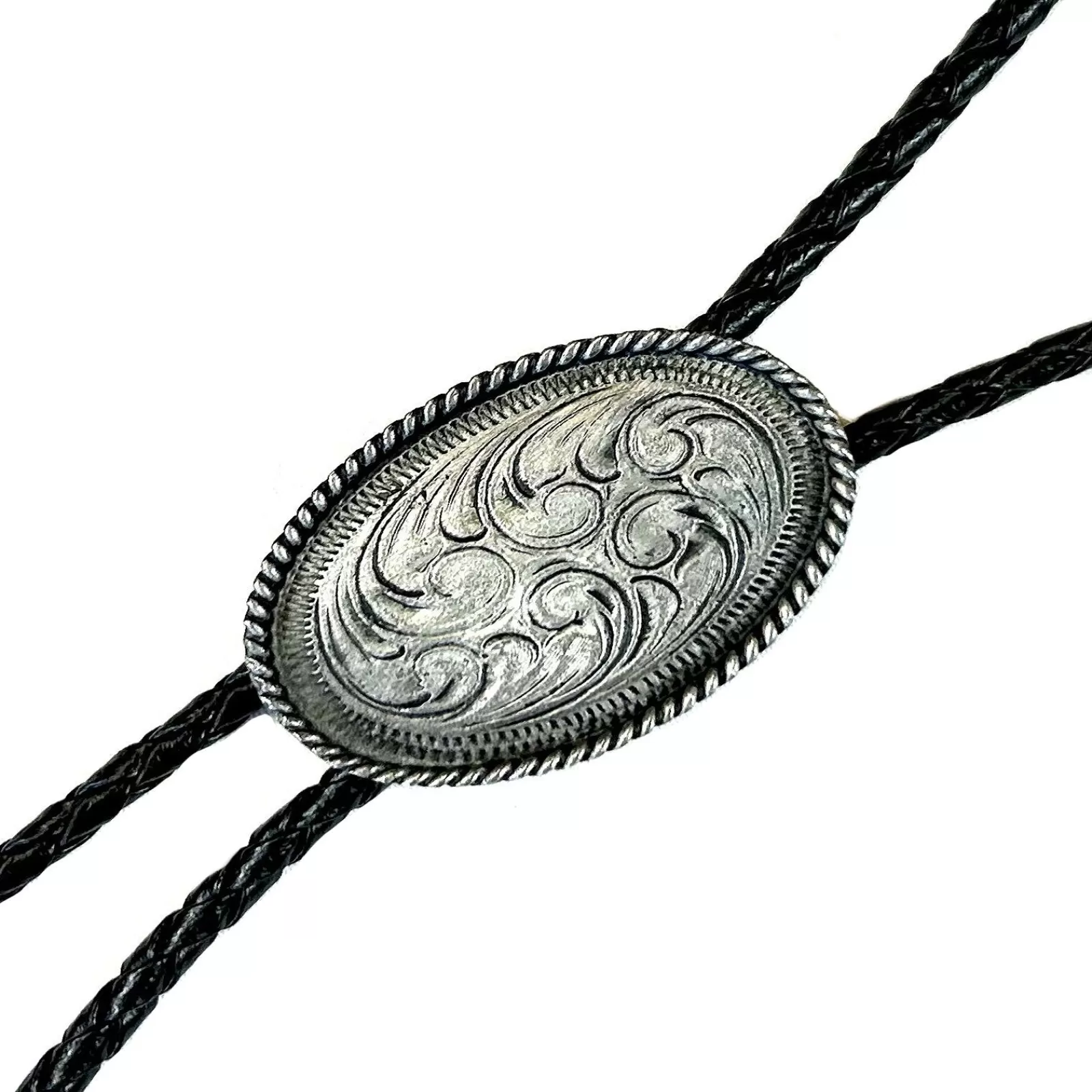 Rockmount Pewter Concho Western Bolo Tie New