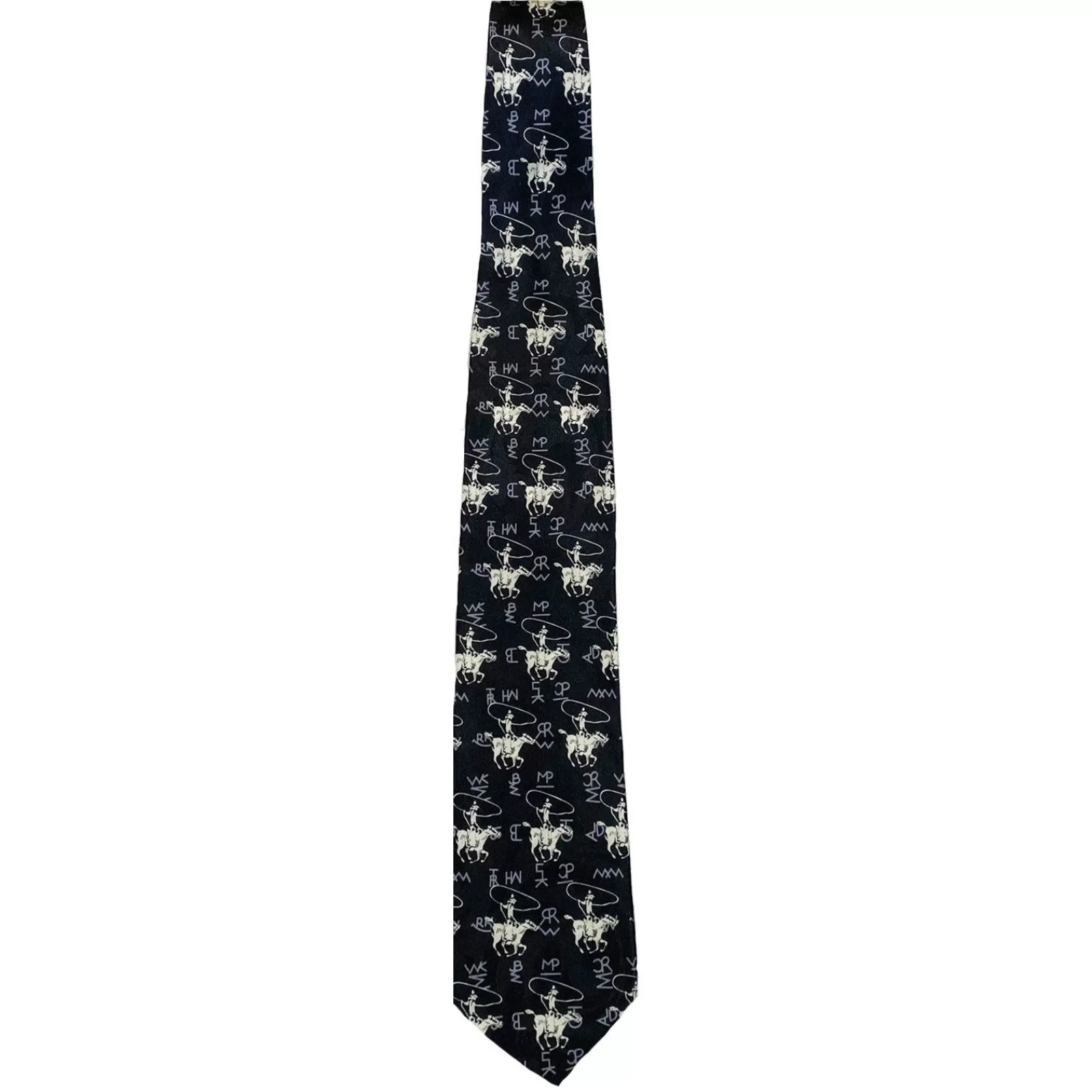 Rockmount Roper & Brands Black Western Silk Tie Shop