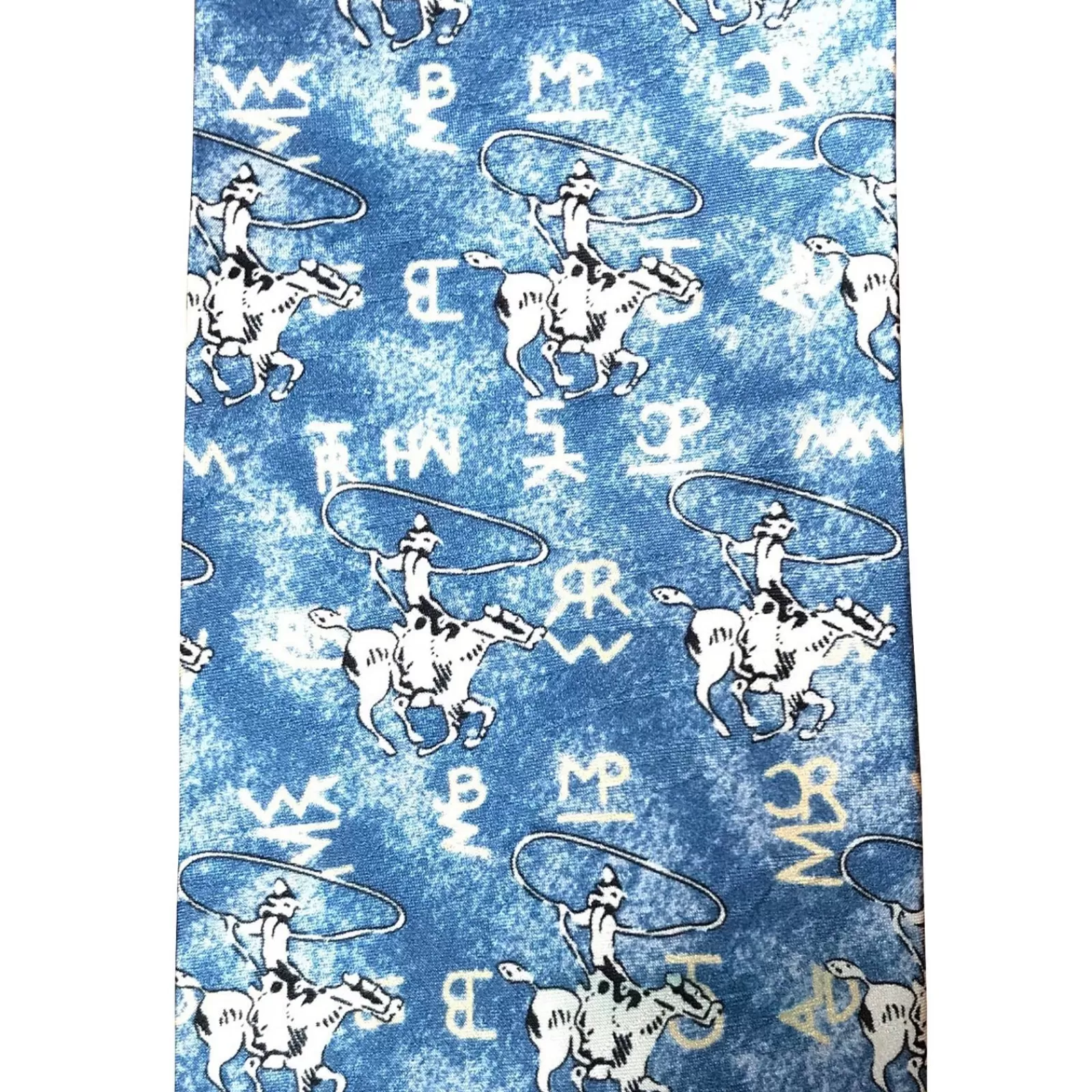 Rockmount Roper & Brands Denim Western Silk Tie Shop