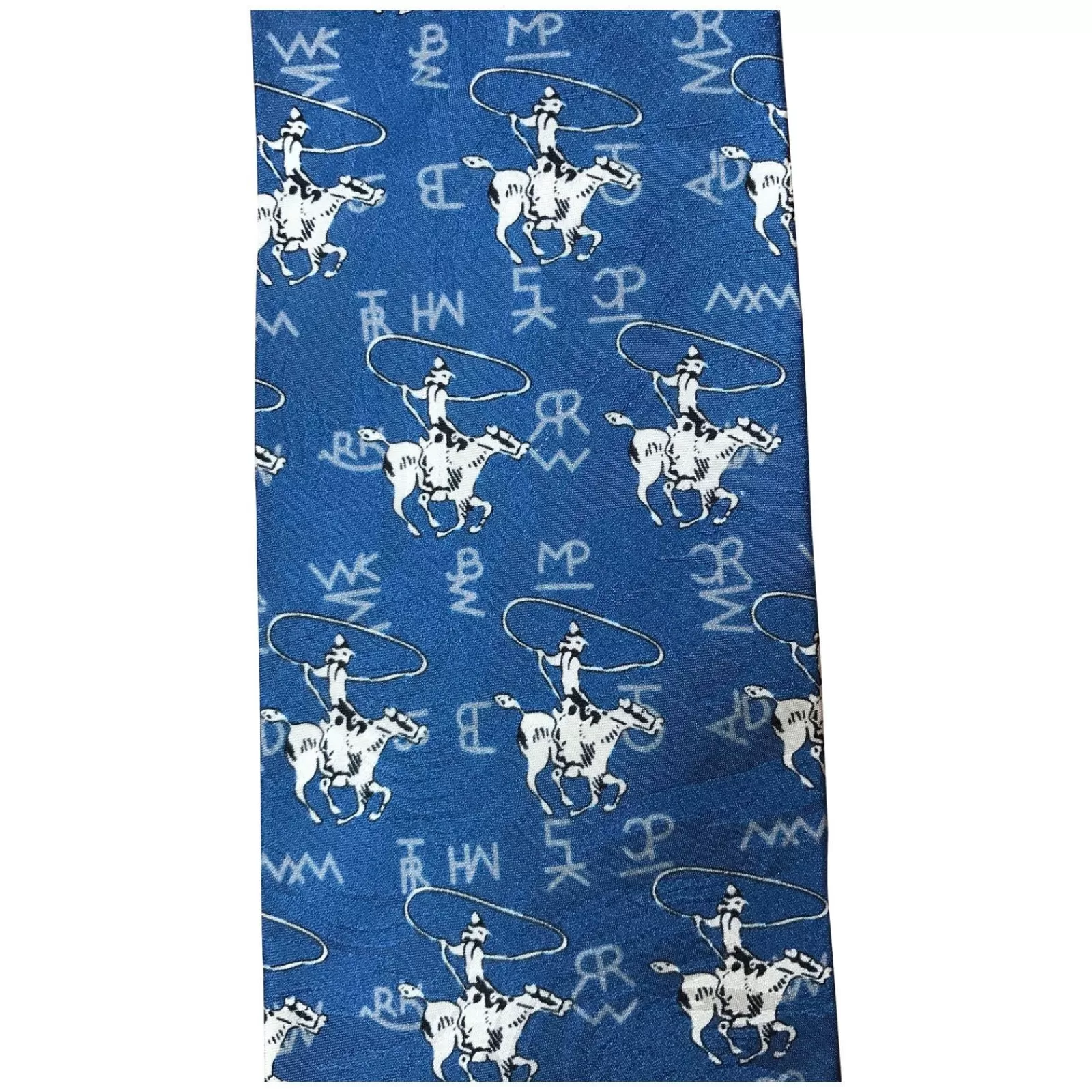 Rockmount Roper & Brands Navy Western Silk Tie Outlet