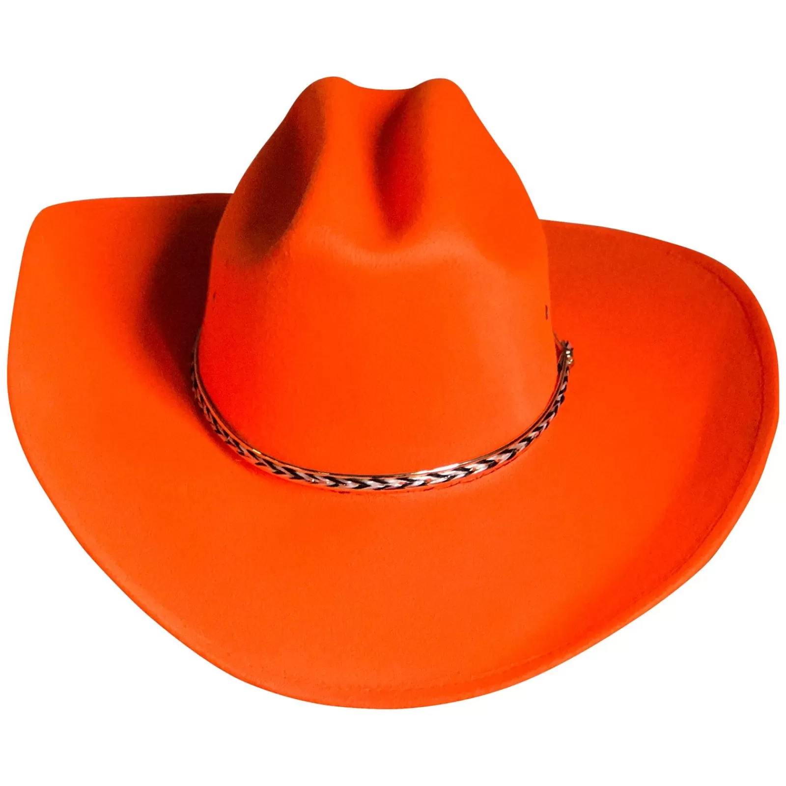 Rockmount Sierra Ultra-Felt Blaze Orange Western Cowboy Hat New