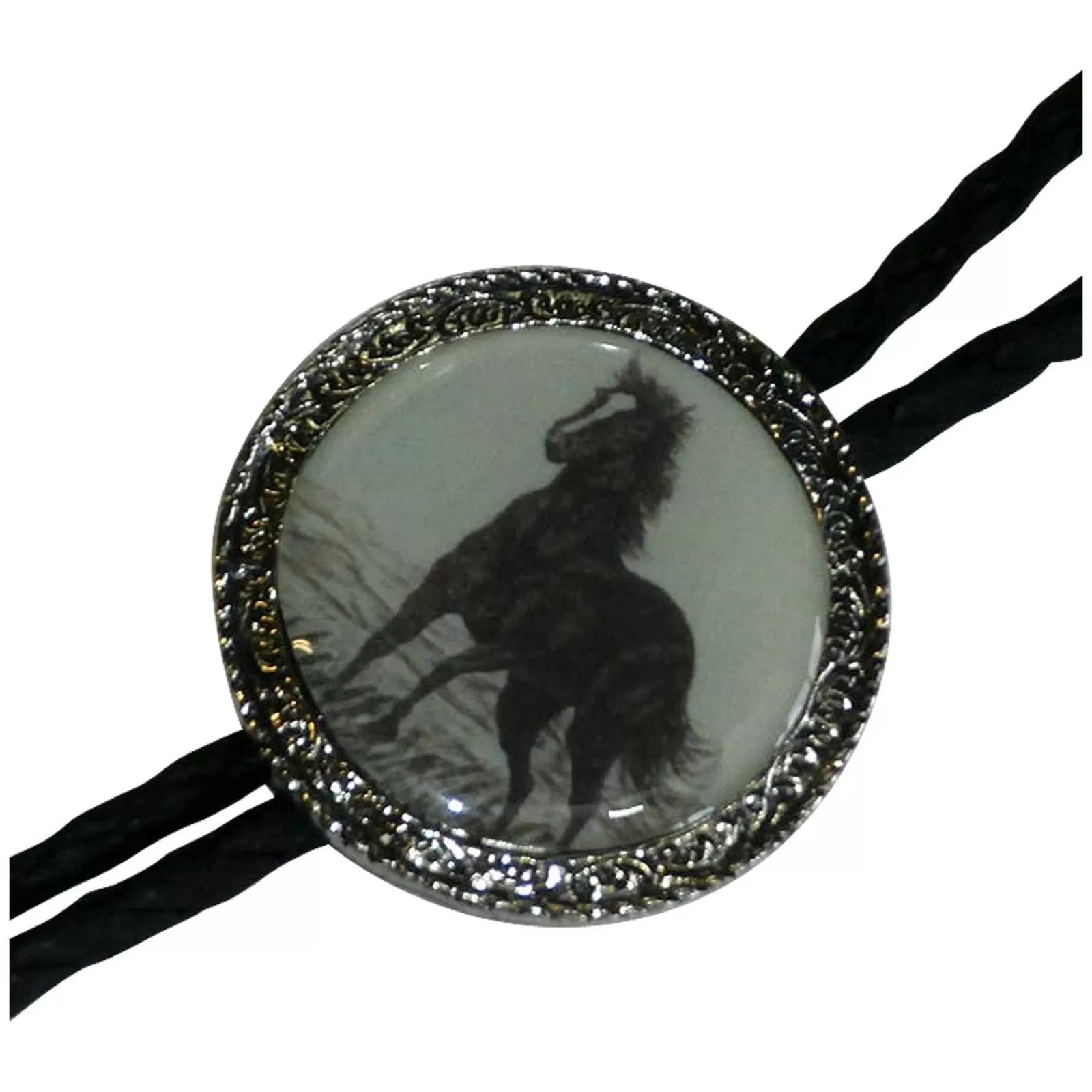 Rockmount Silver Mountain Mustang Western Bolo Tie Sale