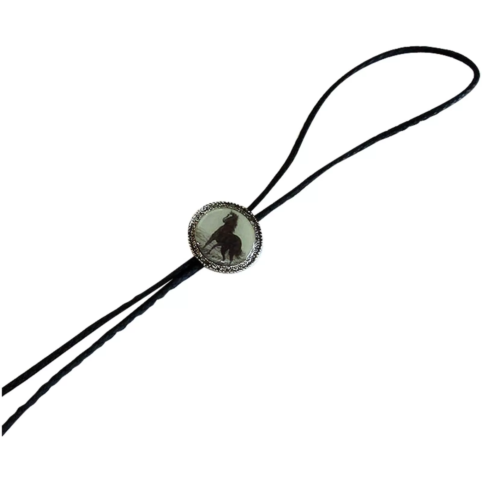 Rockmount Silver Mountain Mustang Western Bolo Tie Sale