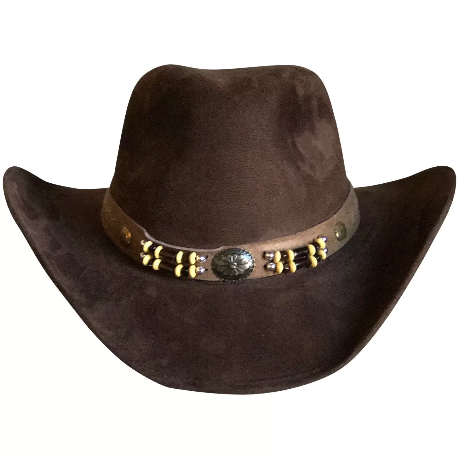 Rockmount Suede Canyon Western Cowboy Hat In Brown Clearance