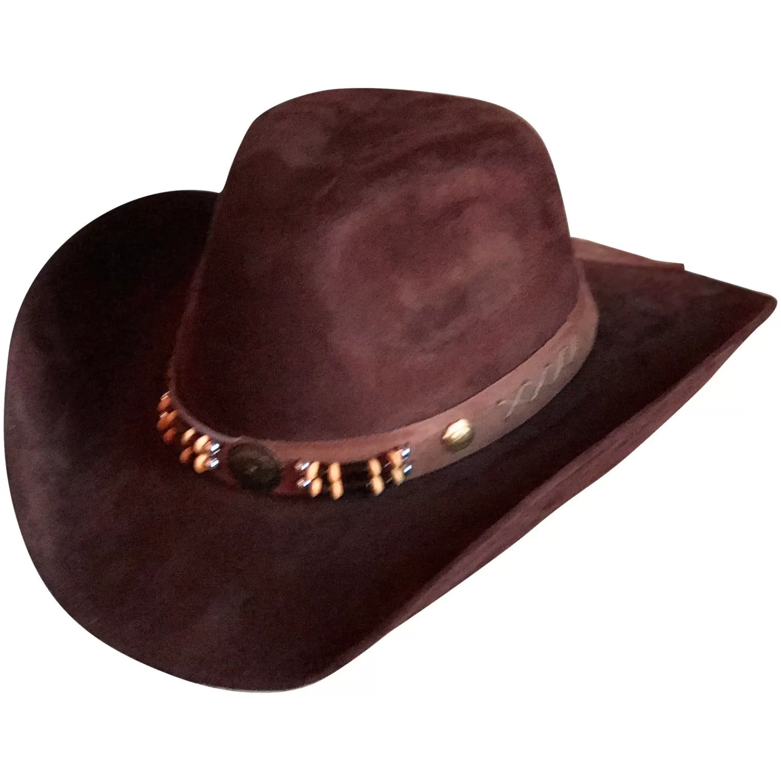 Rockmount Suede Canyon Western Cowboy Hat In Light Brown Cheap