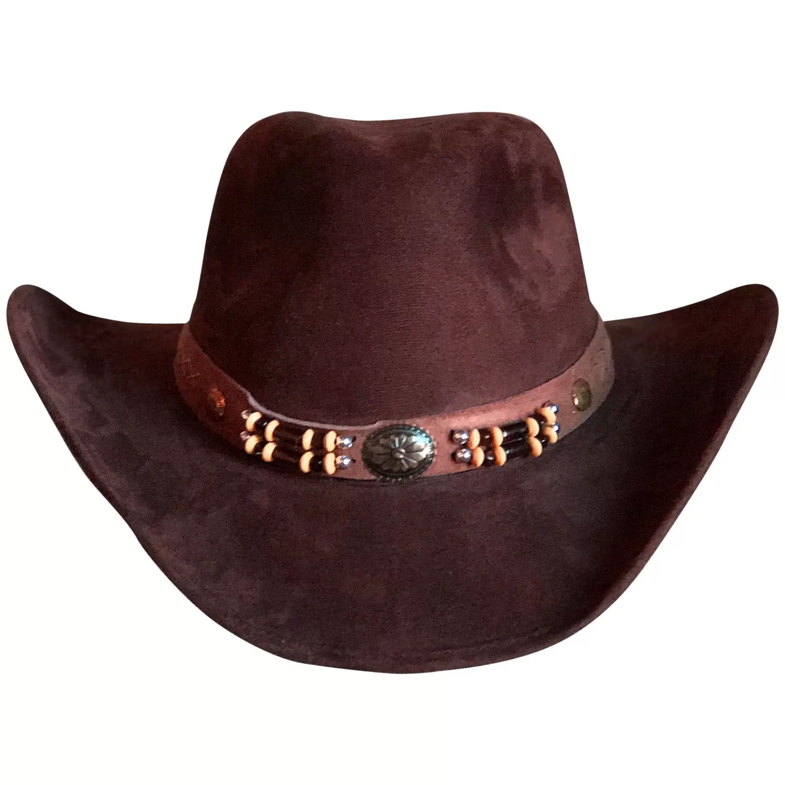 Rockmount Suede Canyon Western Cowboy Hat In Light Brown Cheap