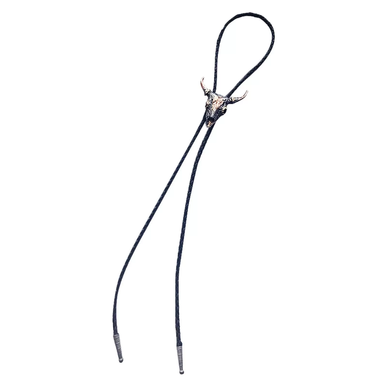Rockmount Tri-Color Steer Skull Western Bolo Tie Discount