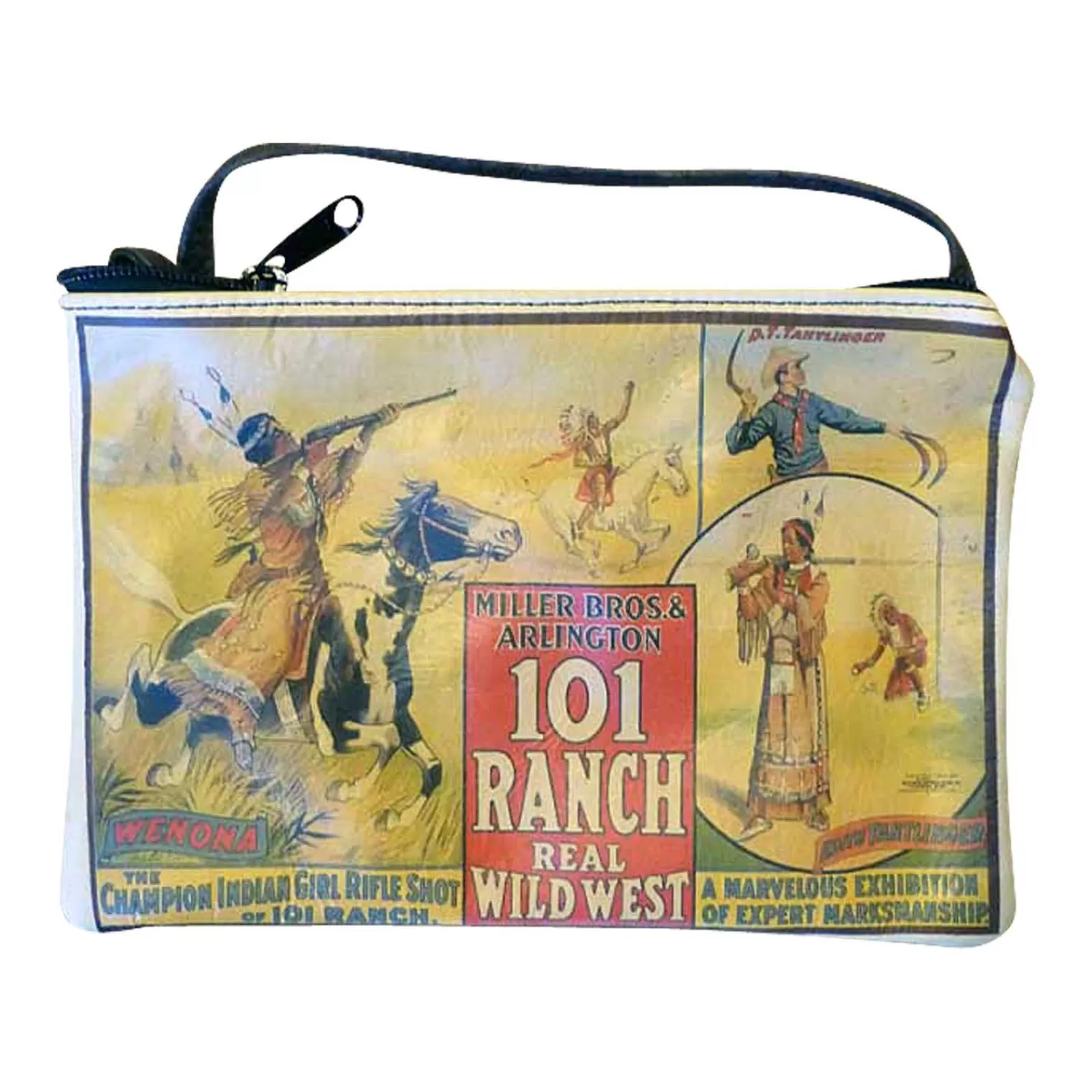 Rockmount Wild West Show 101 Ranch Leather Western Purse Cheap