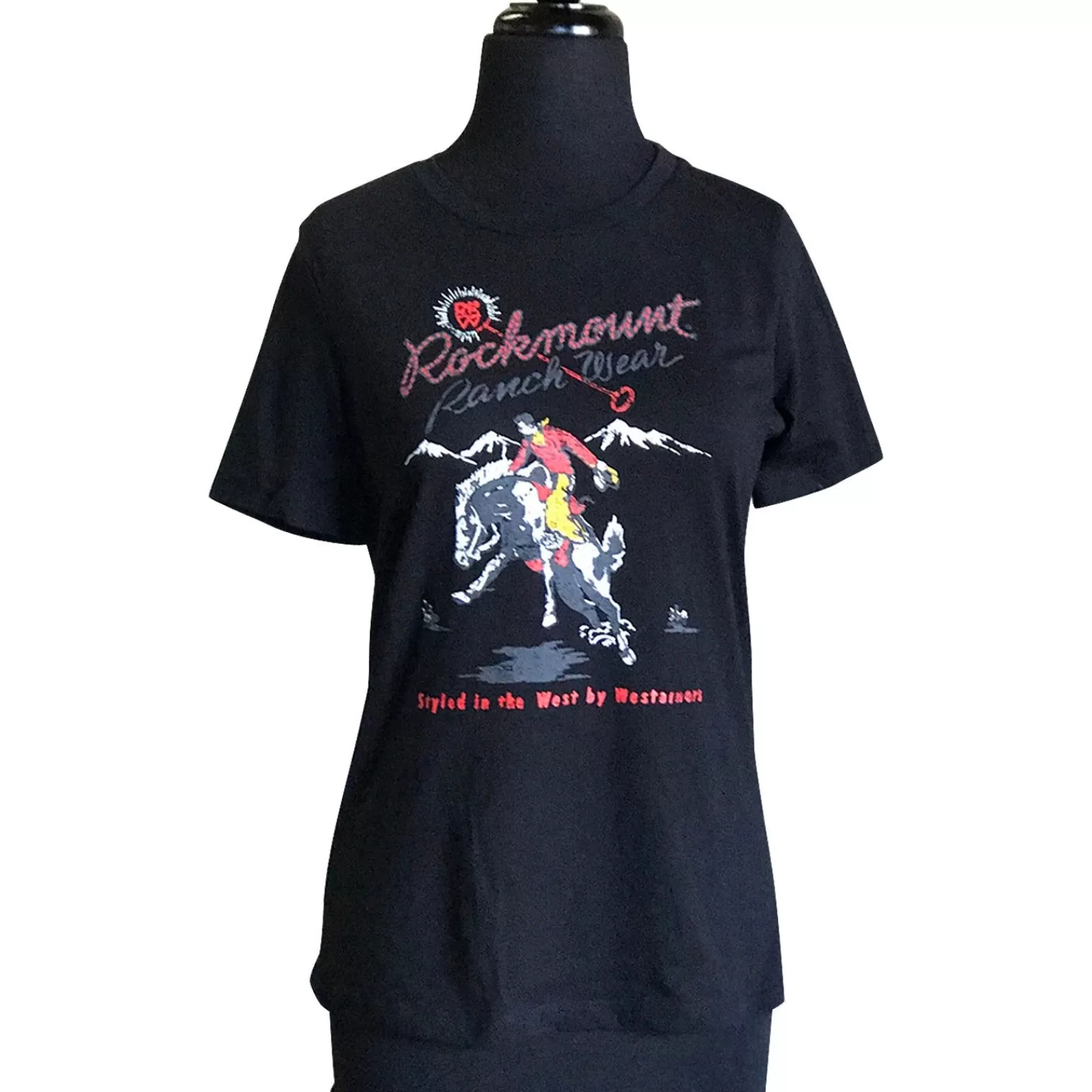 Rockmount Women'S Black Bronc Western T-Shirt Discount