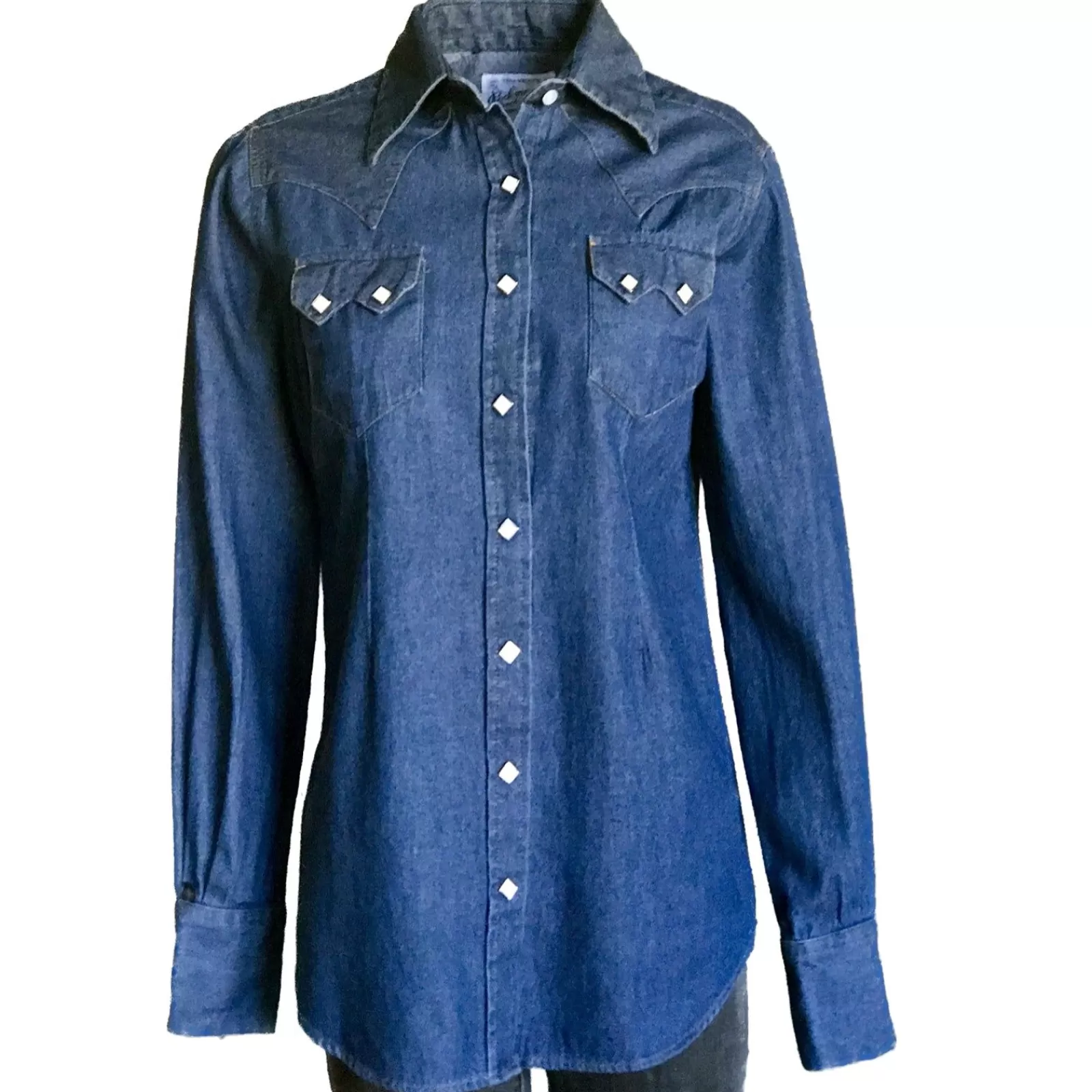 Rockmount Women'S Classic Stonewashed Denim Western Shirt Hot