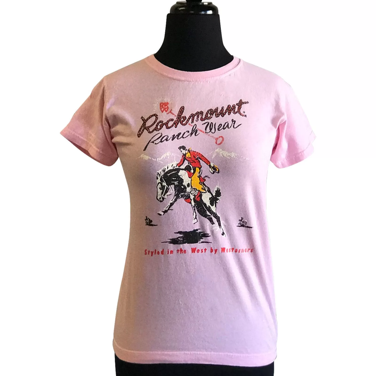 Rockmount Women'S Pink Bronc Western T-Shirt Best Sale