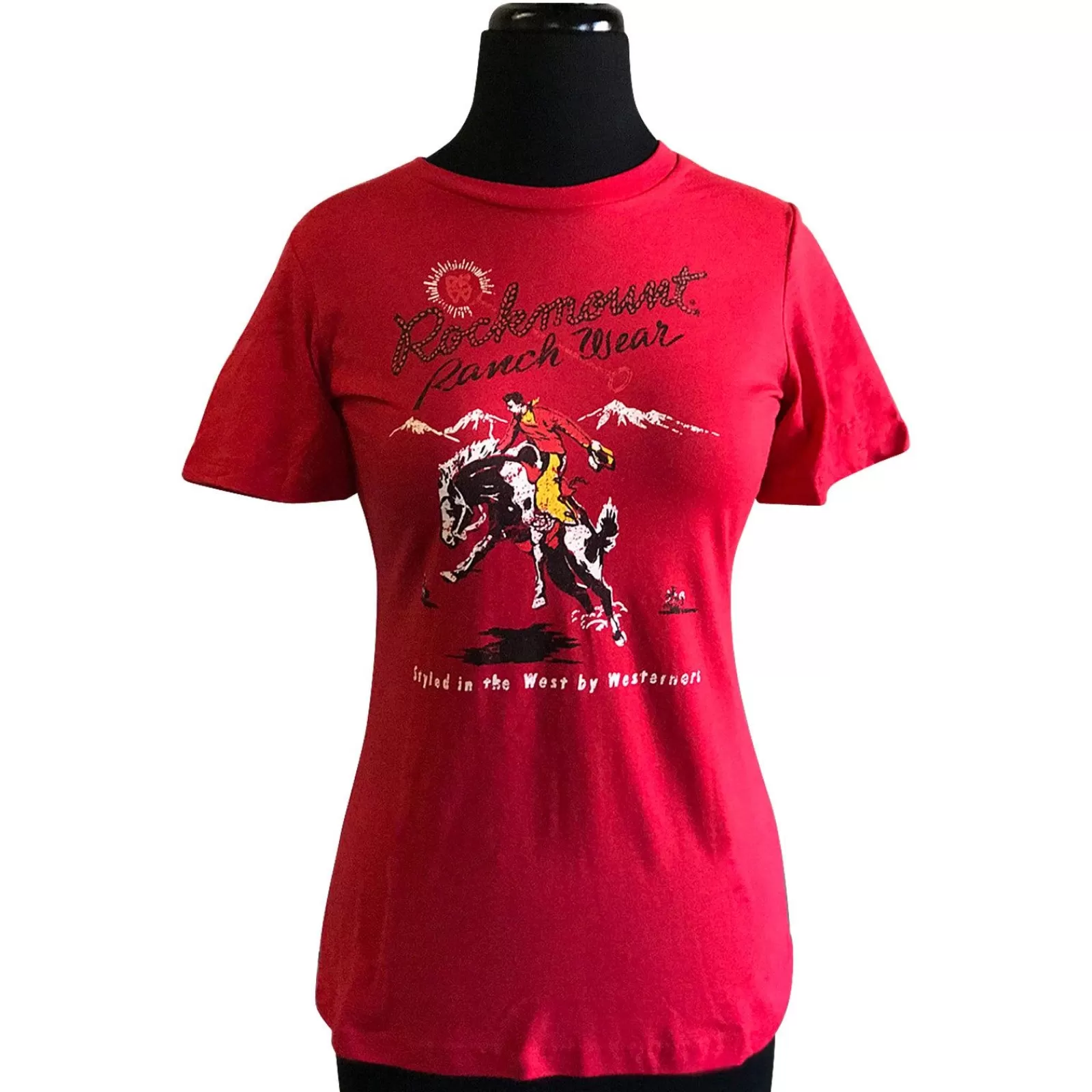 Rockmount Women'S Red Bronc Western T-Shirt Outlet