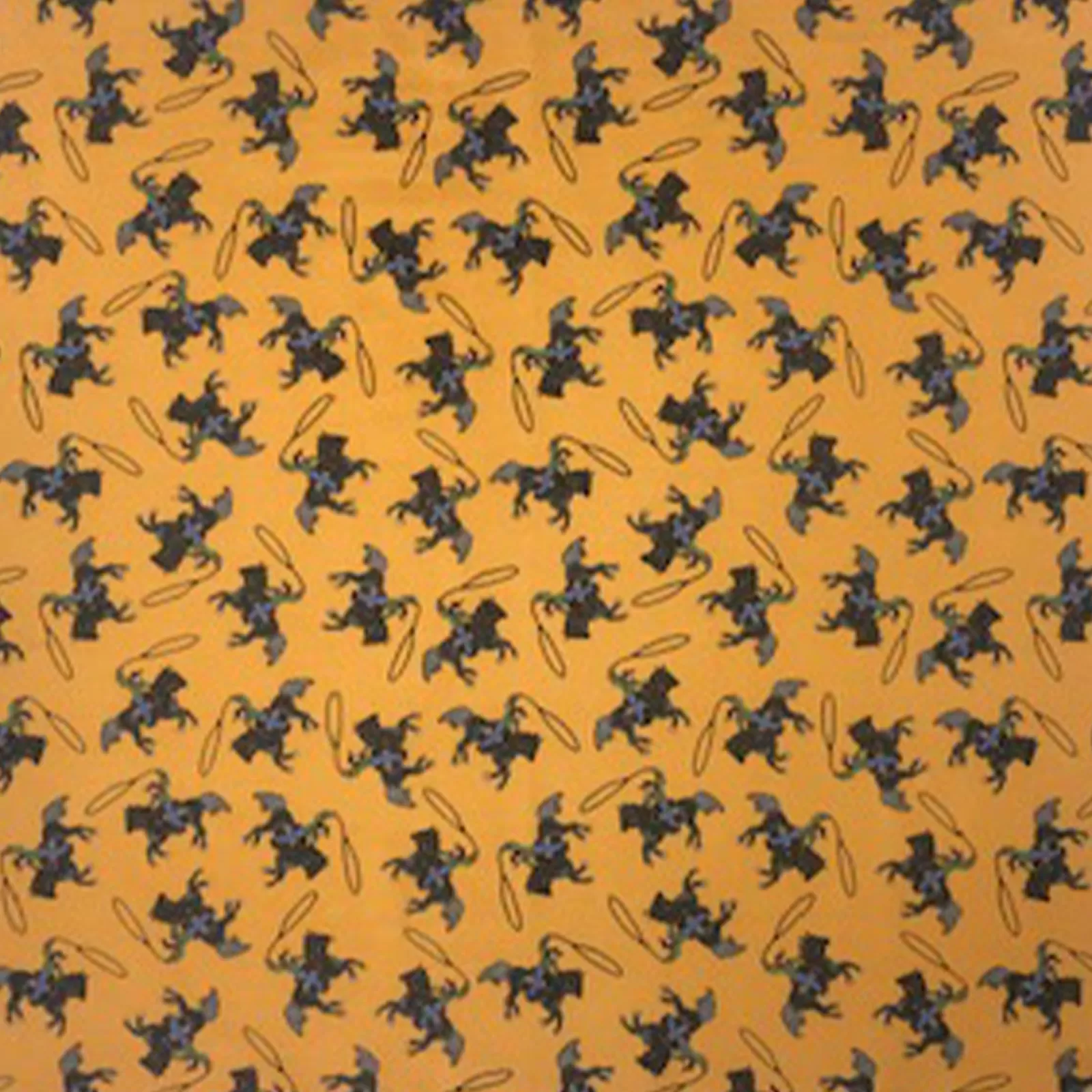 Rockmount Yellow Ropers Western Cotton Bandana Hot